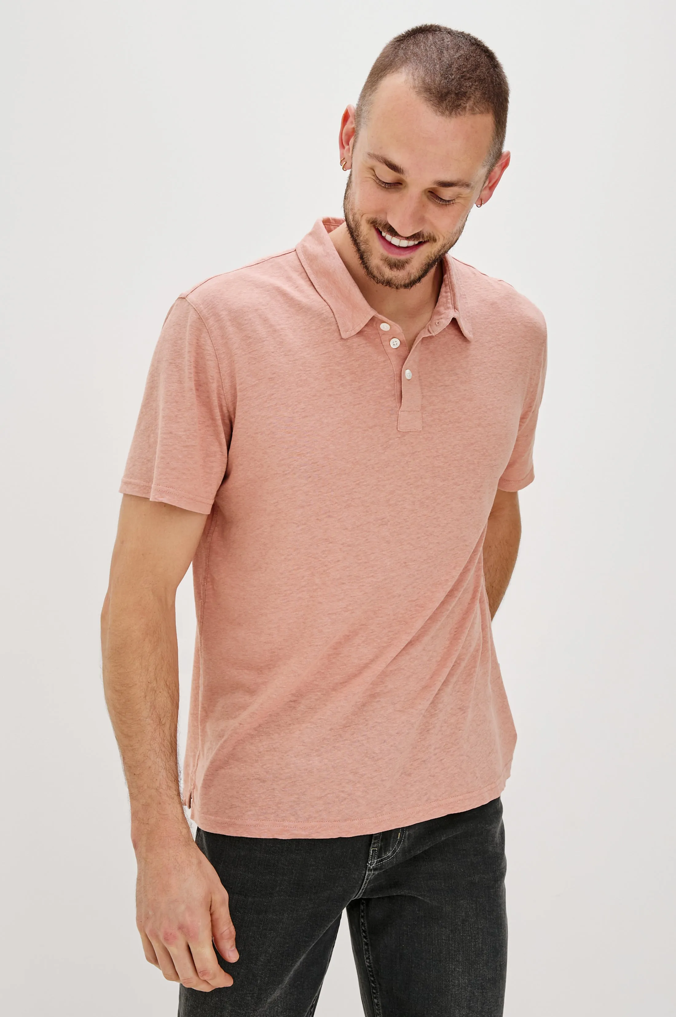 LEVANT POLO SHIRT - FLAMINGO Rails