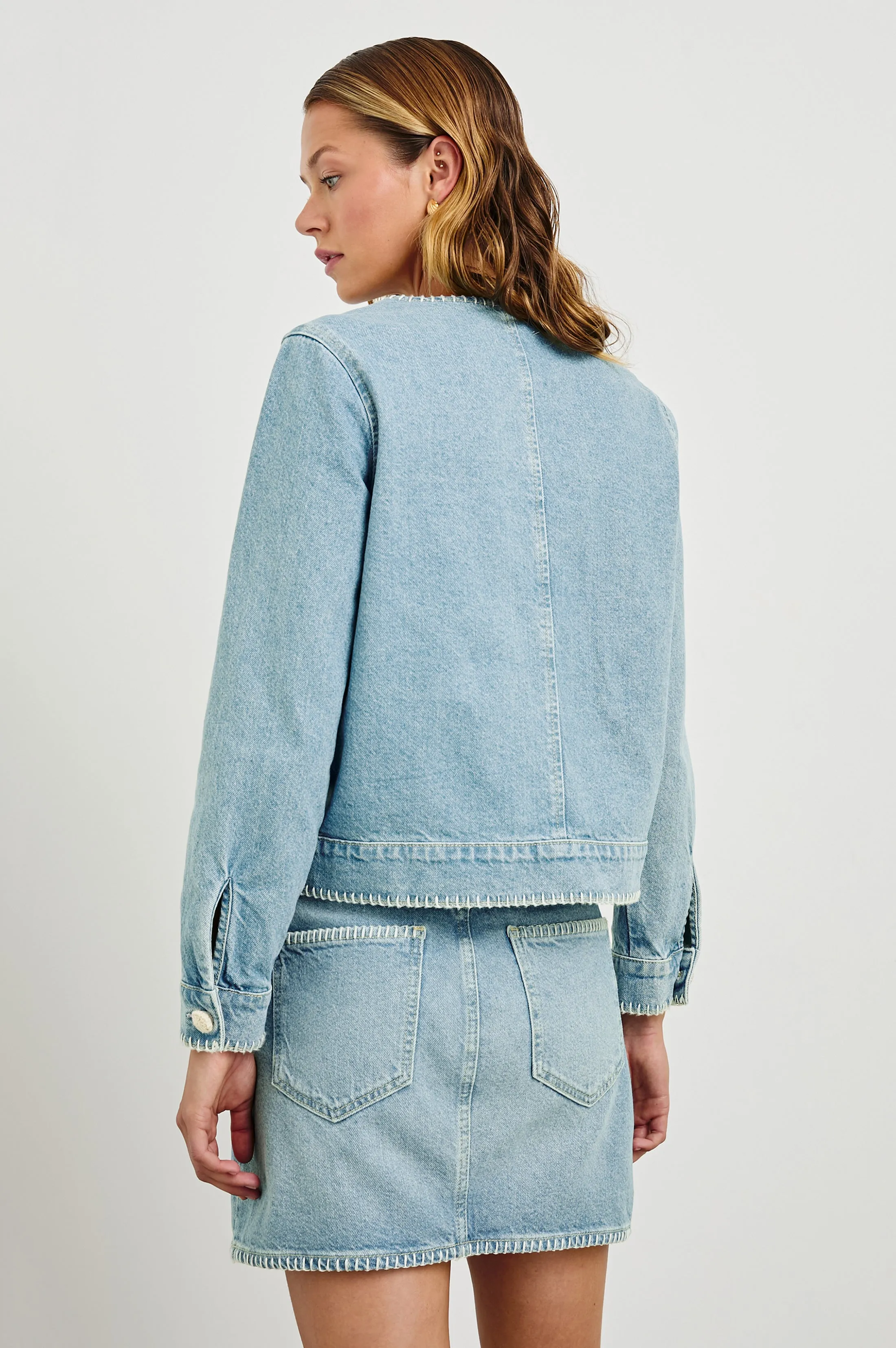 LIDO JACKET - HARBOR BLANKET STITCH Rails