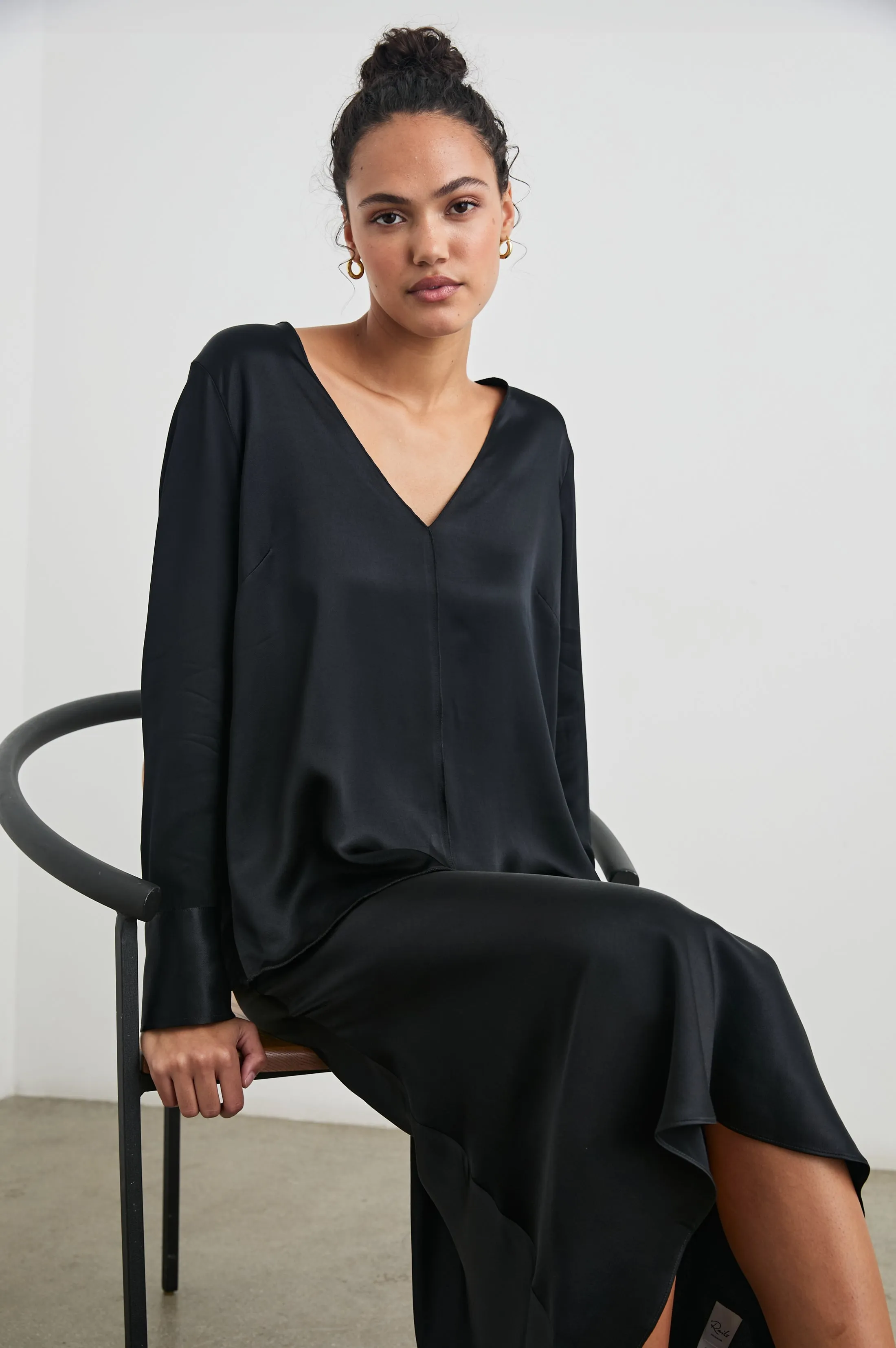 LILIANA TOP - BLACK Rails