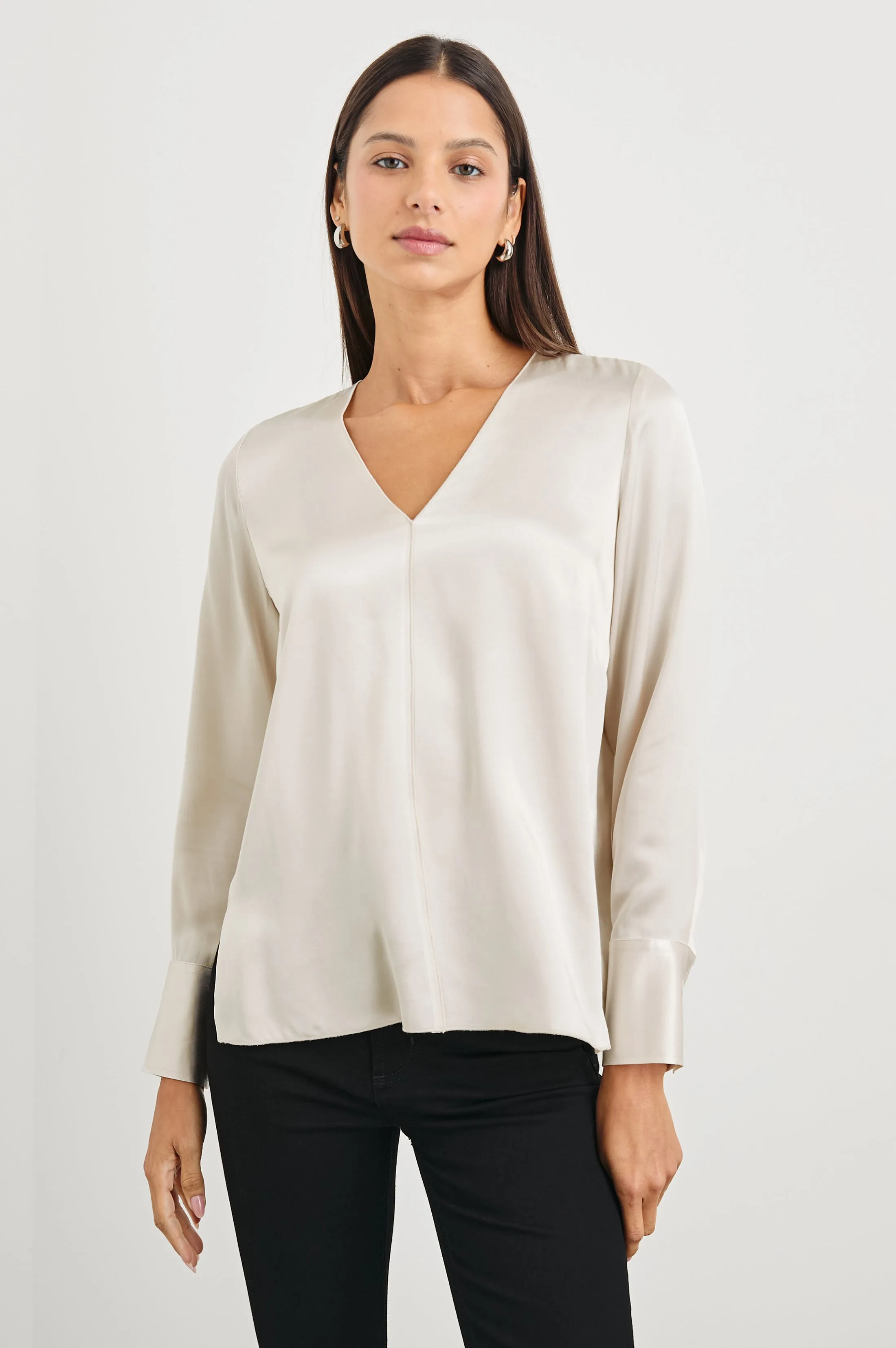 LILIANA TOP - IVORY Rails