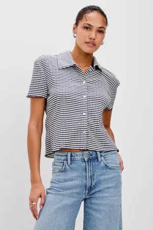 LIMON SHIRT - NAVY GINGHAM Rails