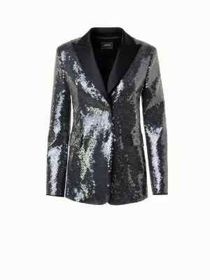 Liquid Sequins Jacket Akris
