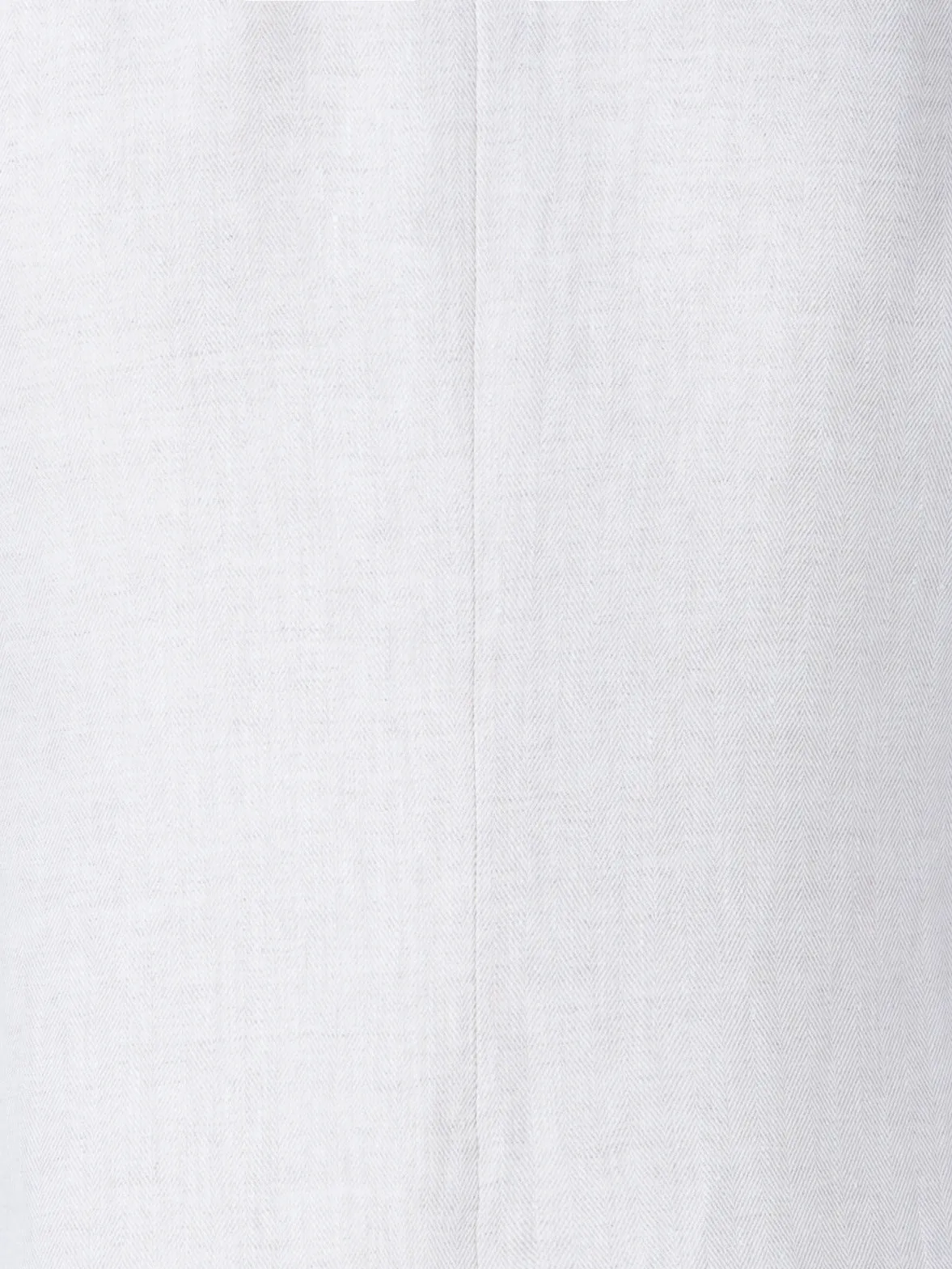 Long Double-Breasted Linen Gilet Akris
