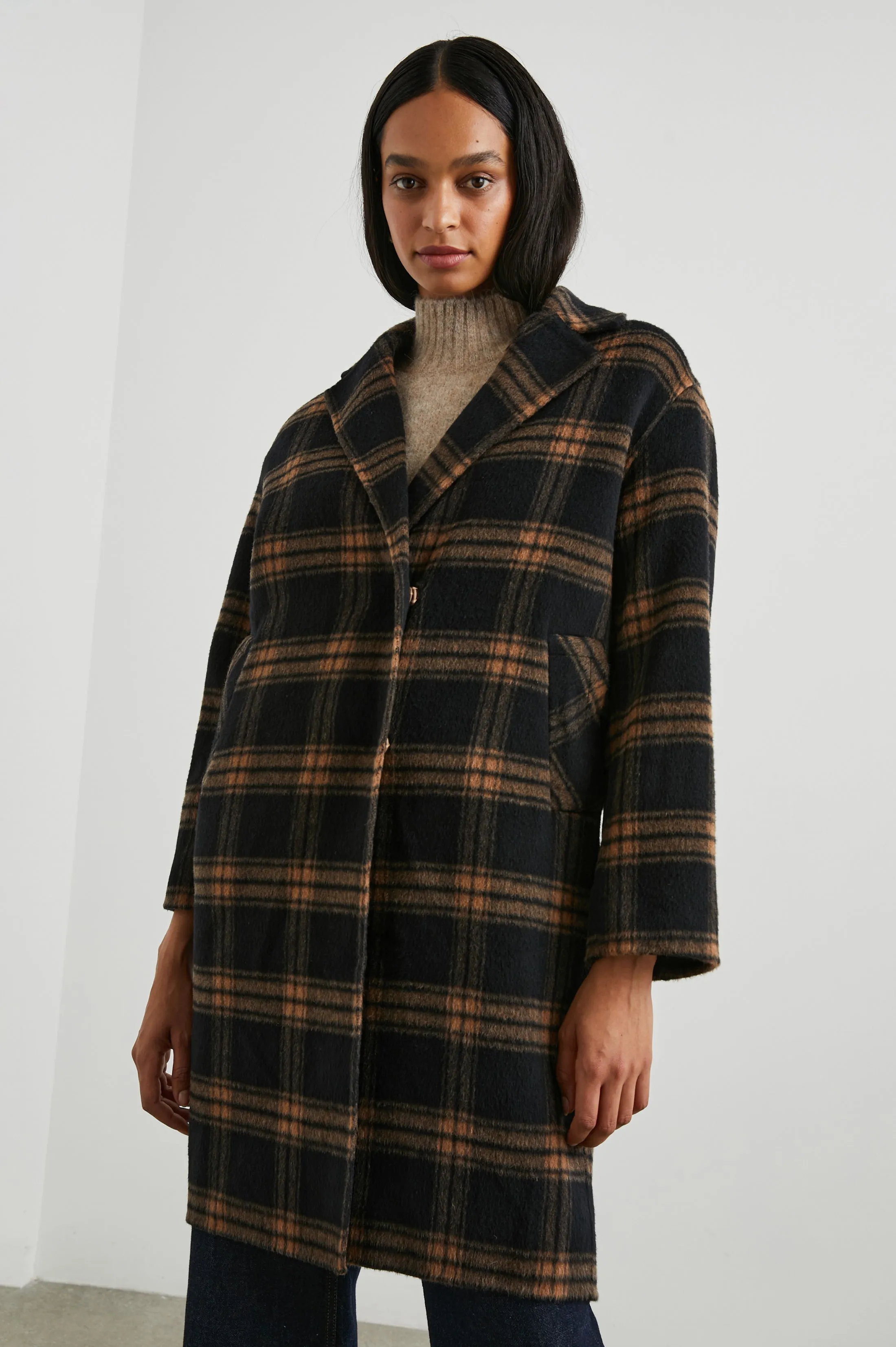 LORE COAT - CAMEL JET Rails