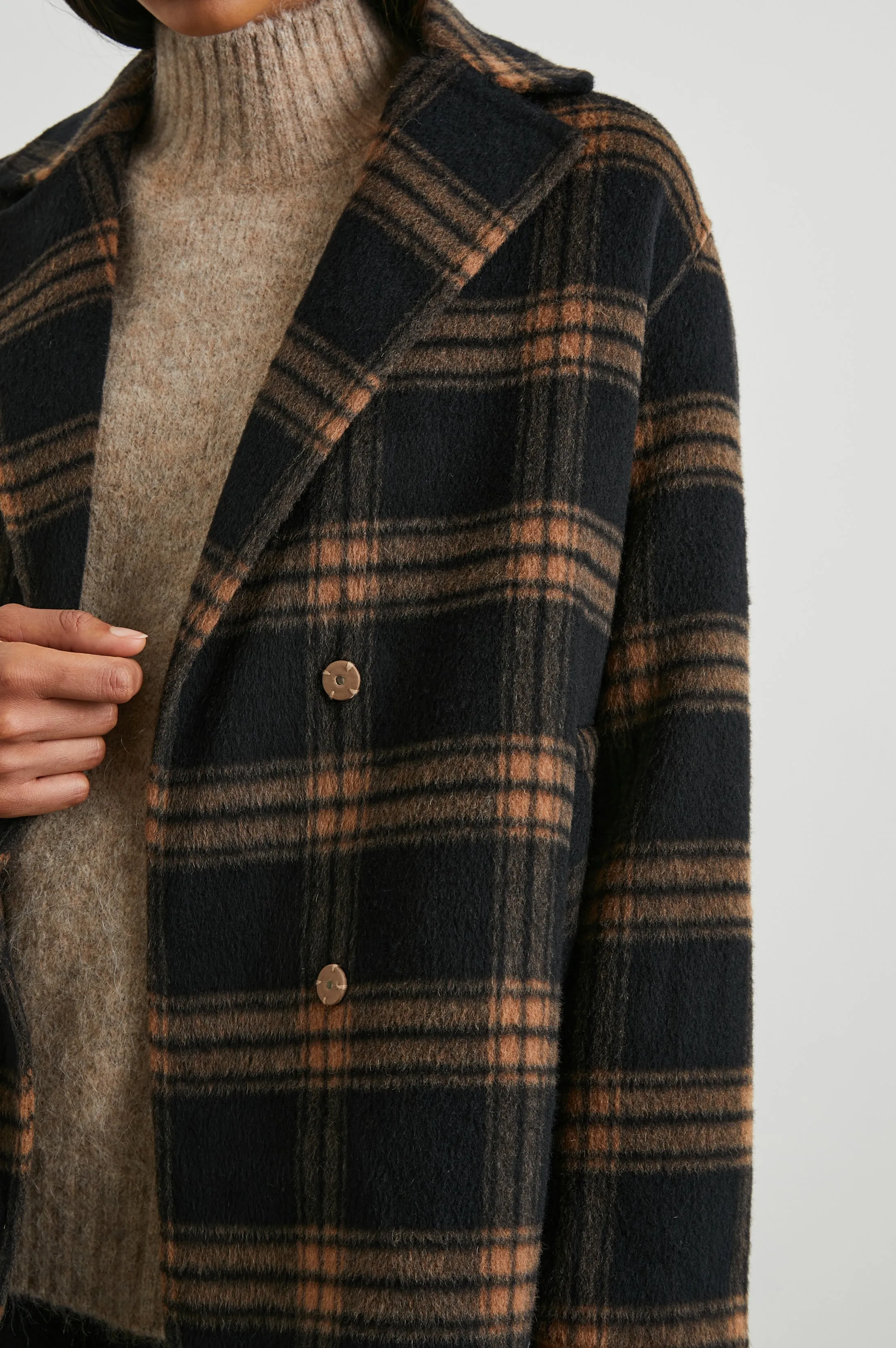 LORE COAT - CAMEL JET Rails