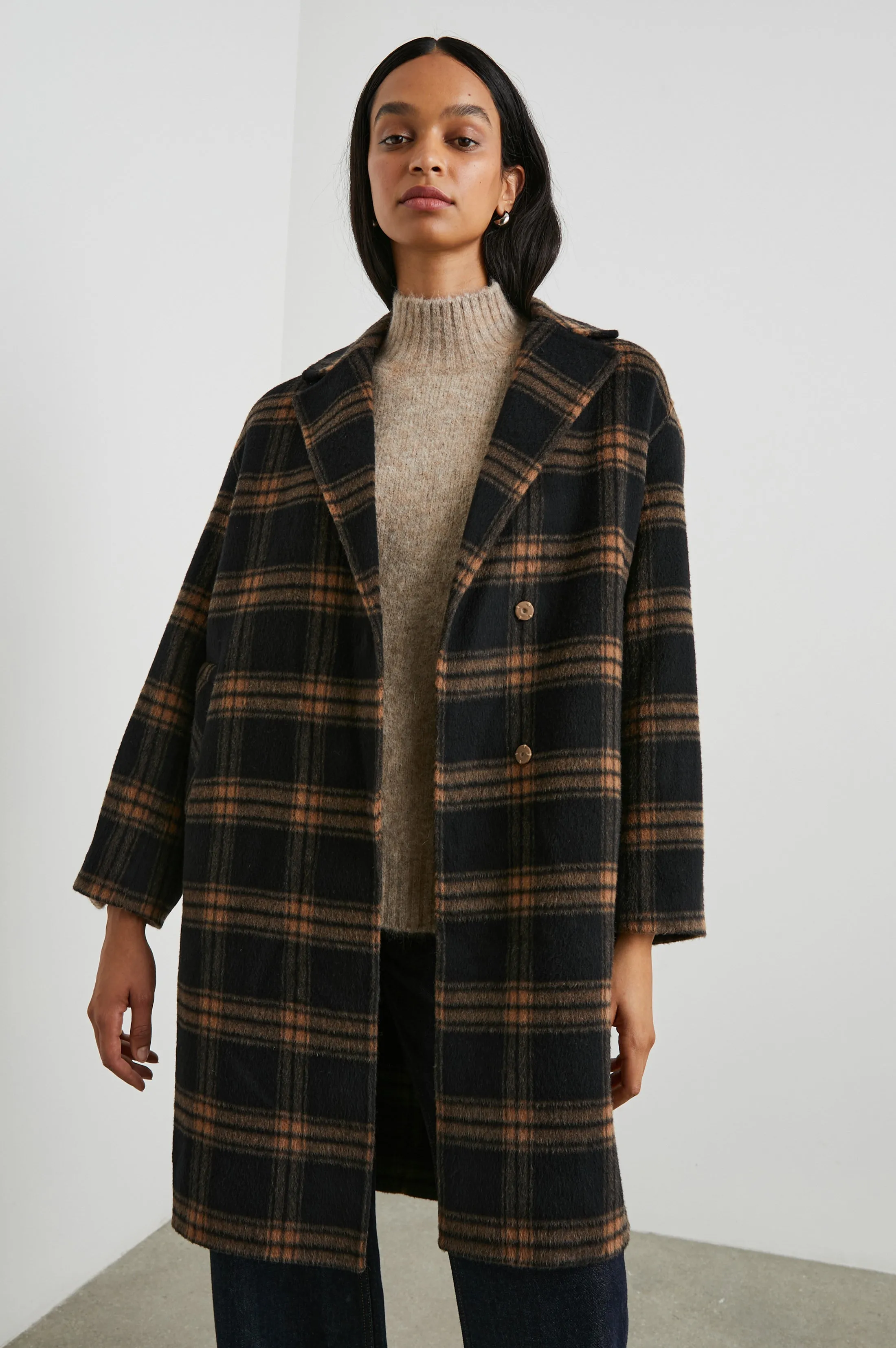 LORE COAT - CAMEL JET Rails