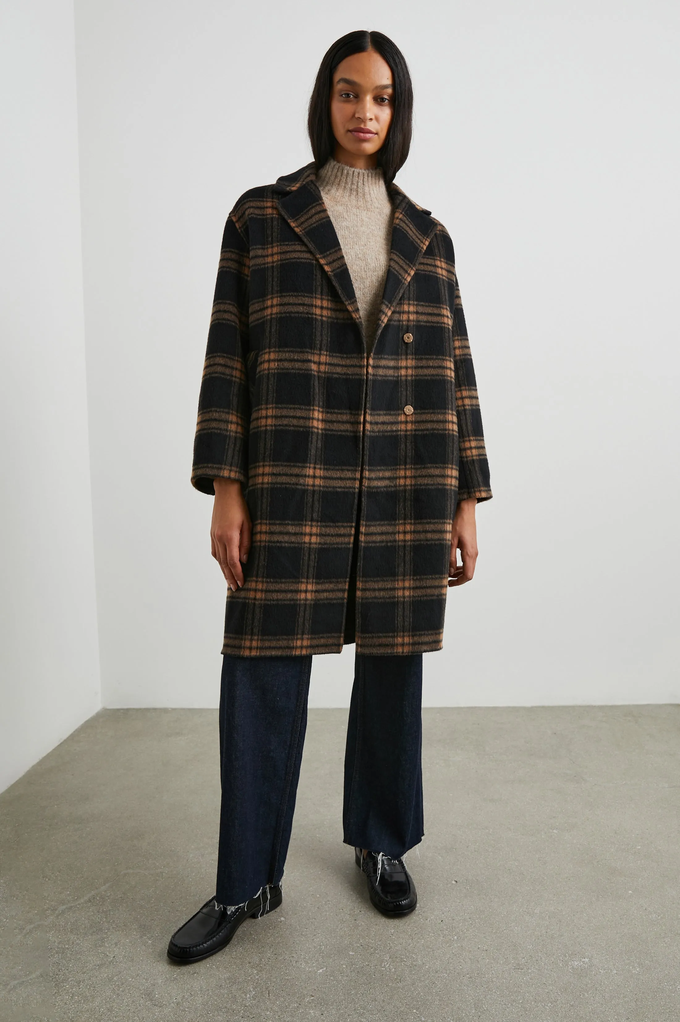LORE COAT - CAMEL JET Rails
