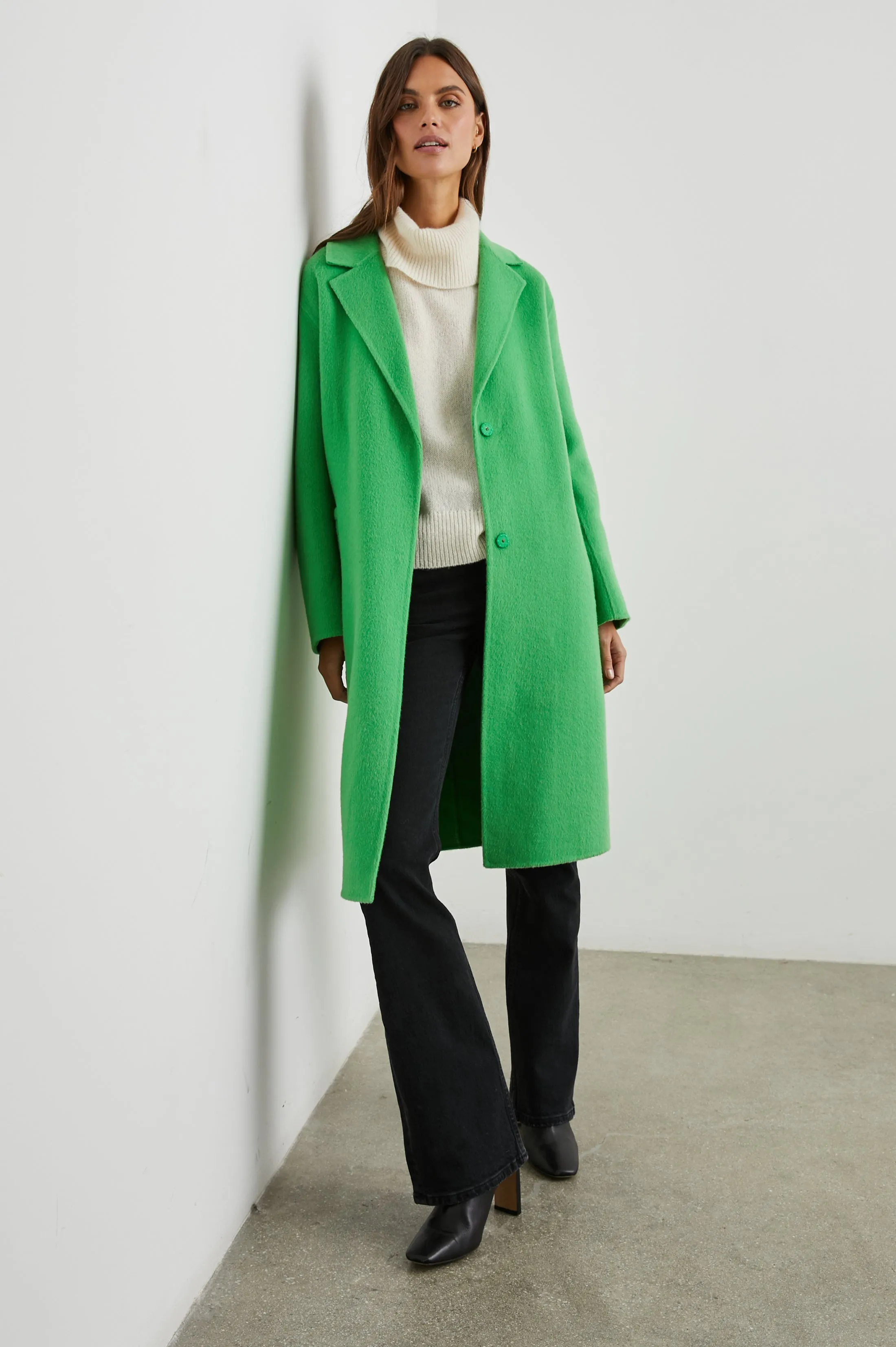 LORE COAT - GREEN APPLE Rails