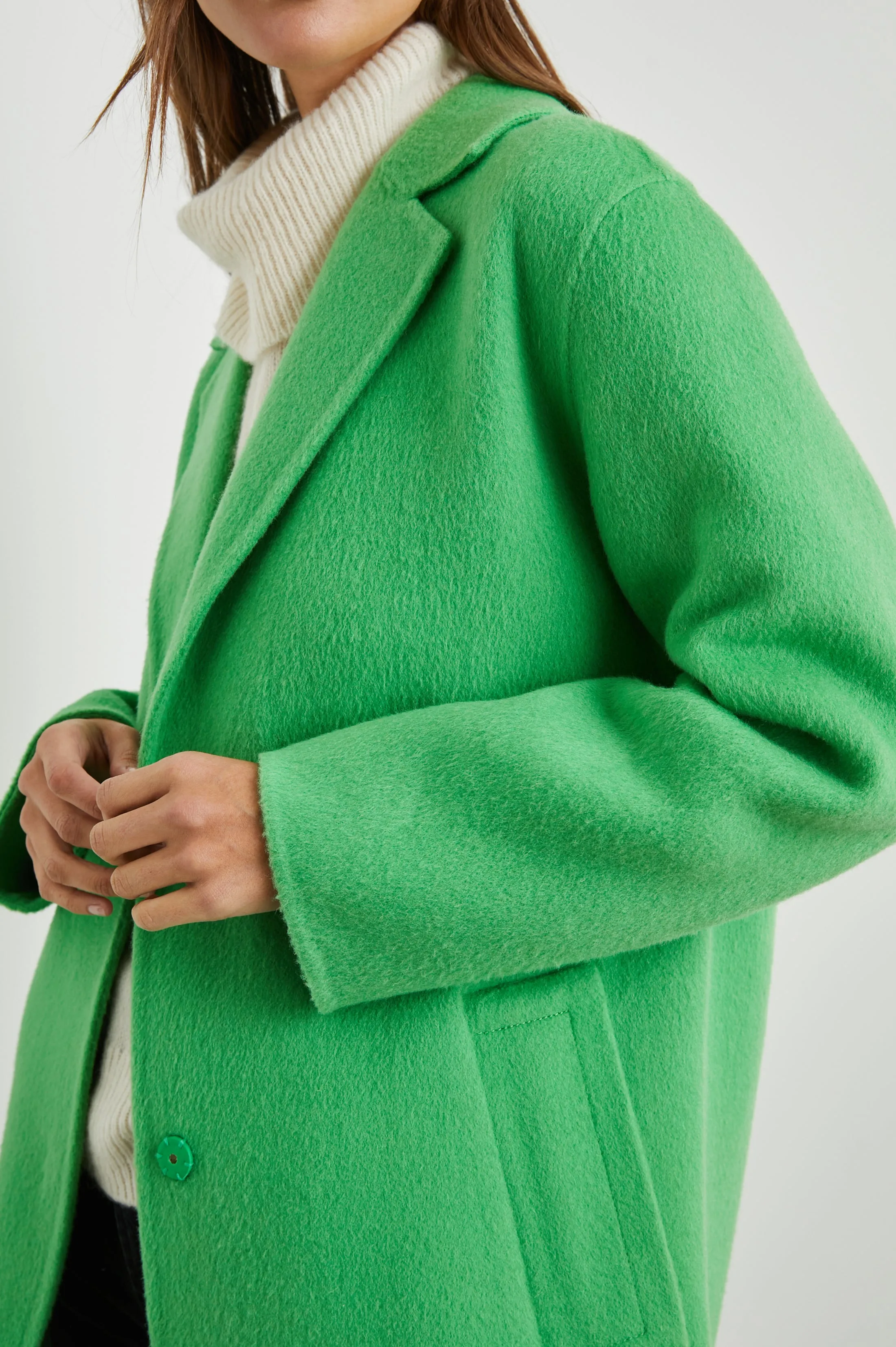 LORE COAT - GREEN APPLE Rails