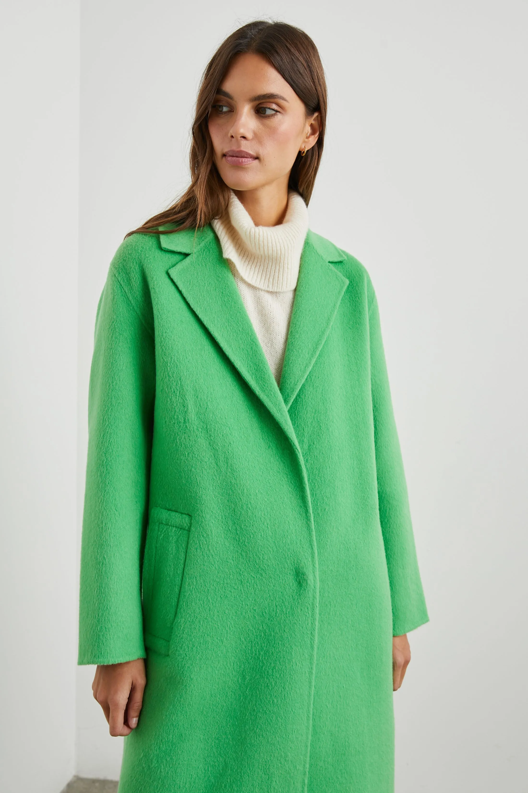 LORE COAT - GREEN APPLE Rails