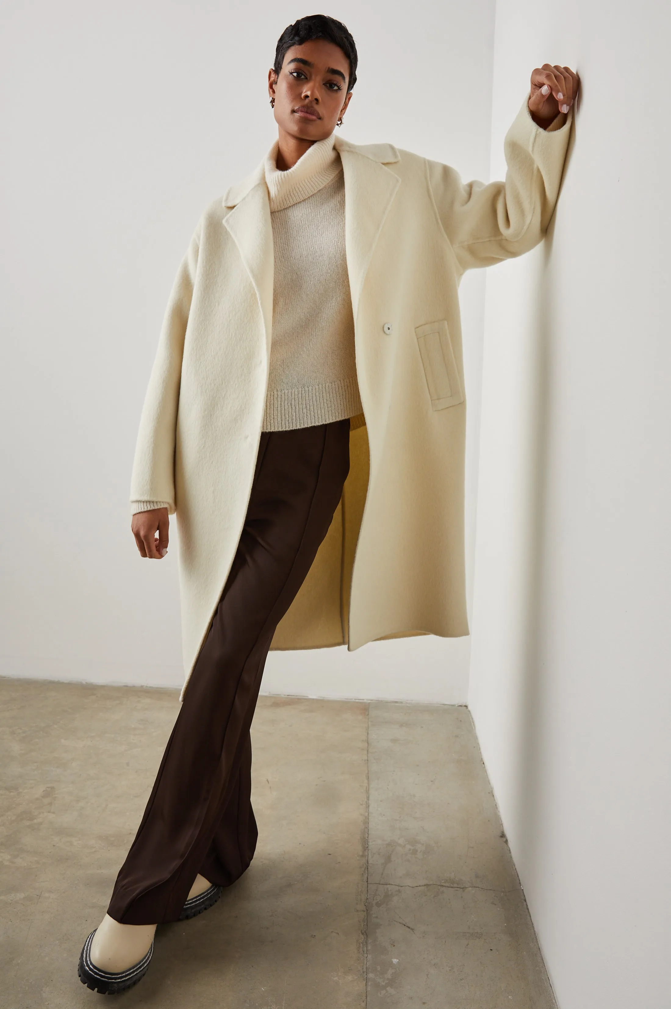 LORE COAT - IVORY Rails