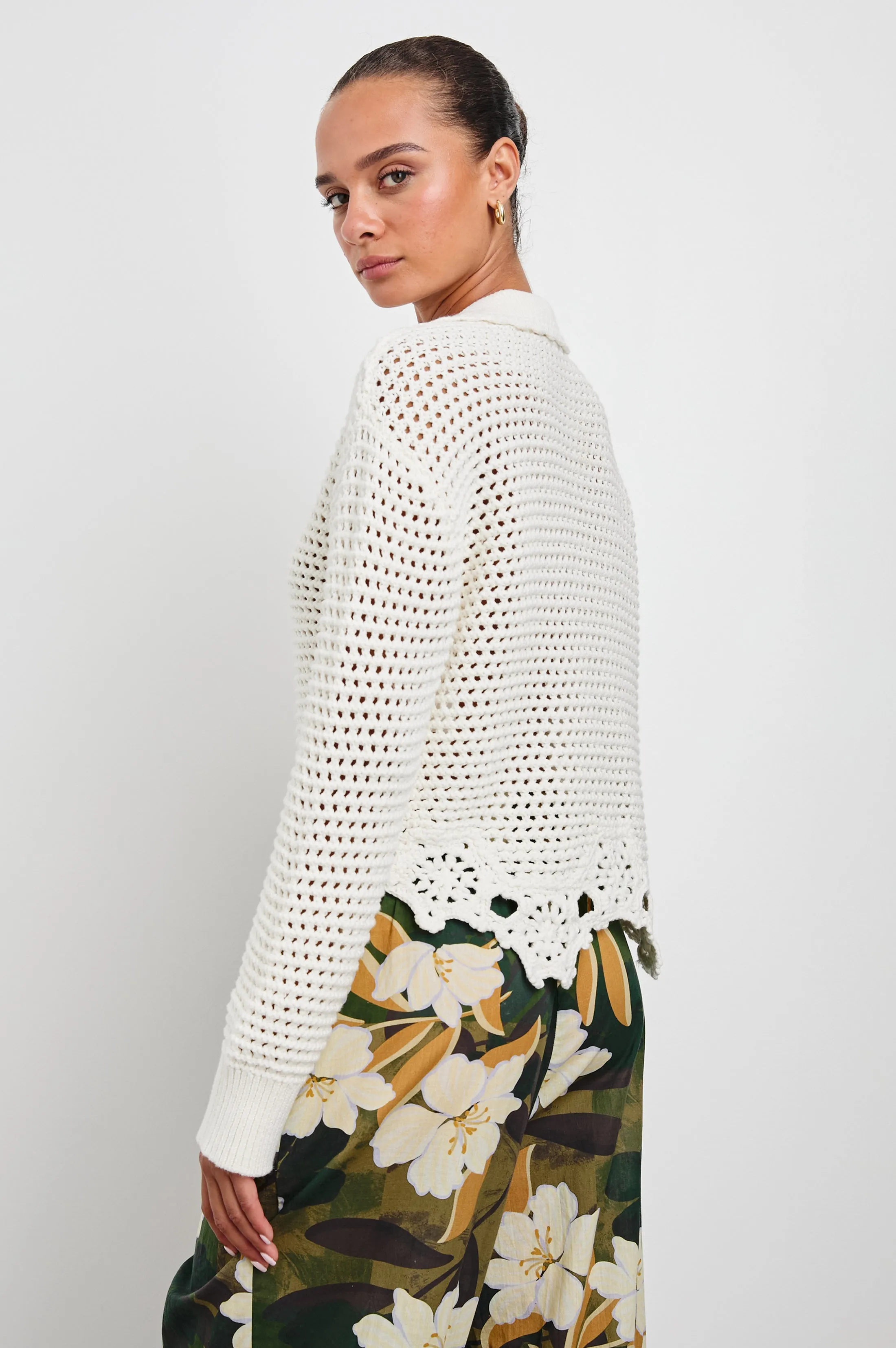 LOUISE SWEATER - IVORY Rails