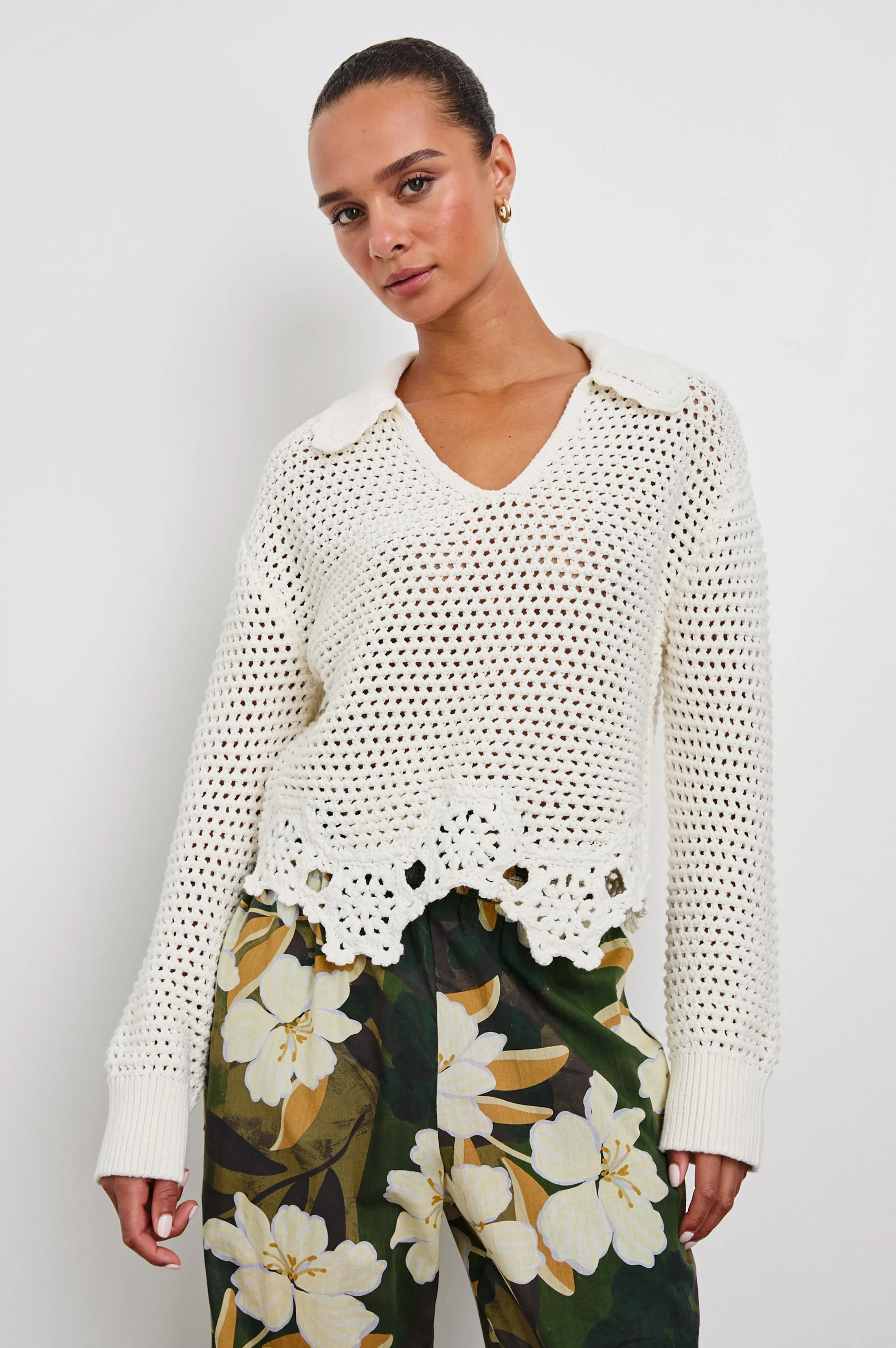 LOUISE SWEATER - IVORY Rails