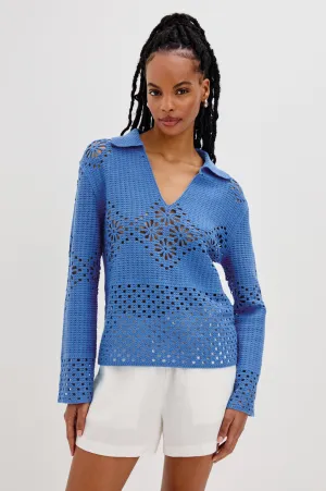 LOUIZA TOP - FRENCH BLUE Rails
