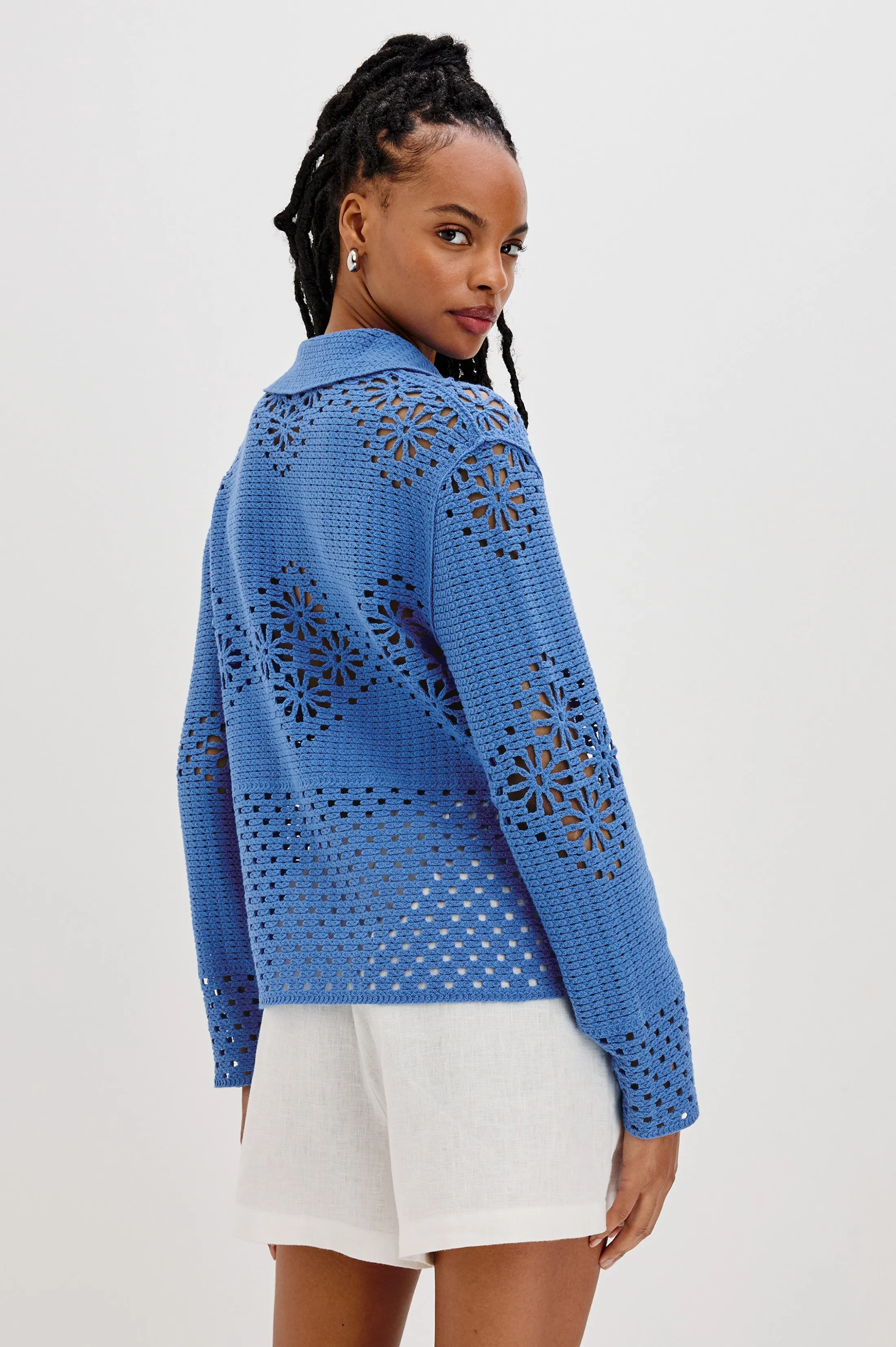 LOUIZA TOP - FRENCH BLUE Rails
