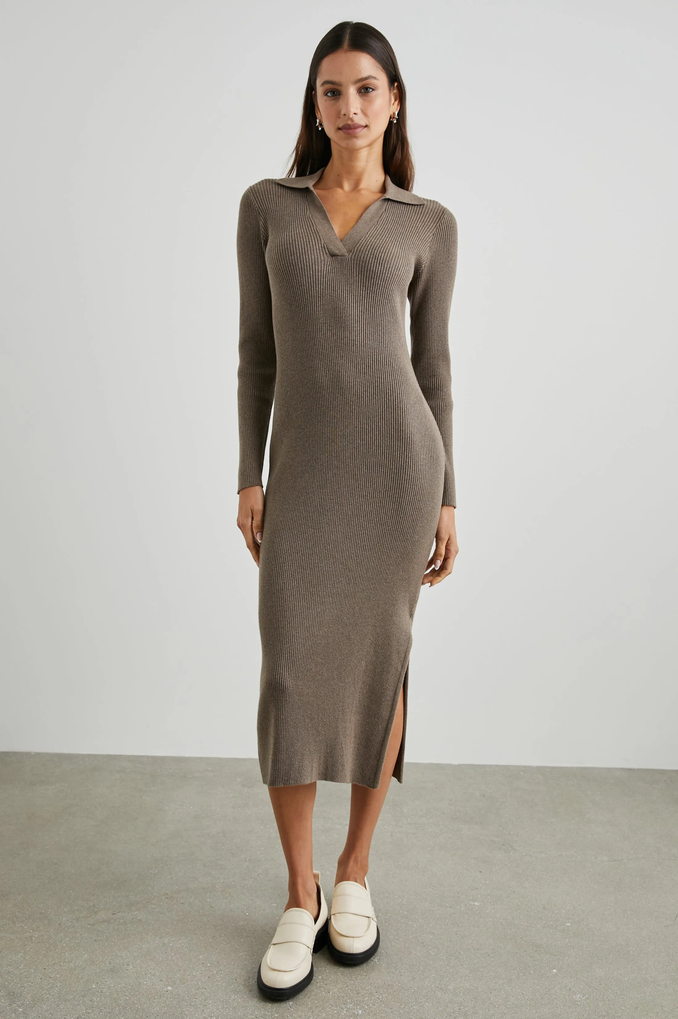 LUCIANA DRESS - LATTE Rails