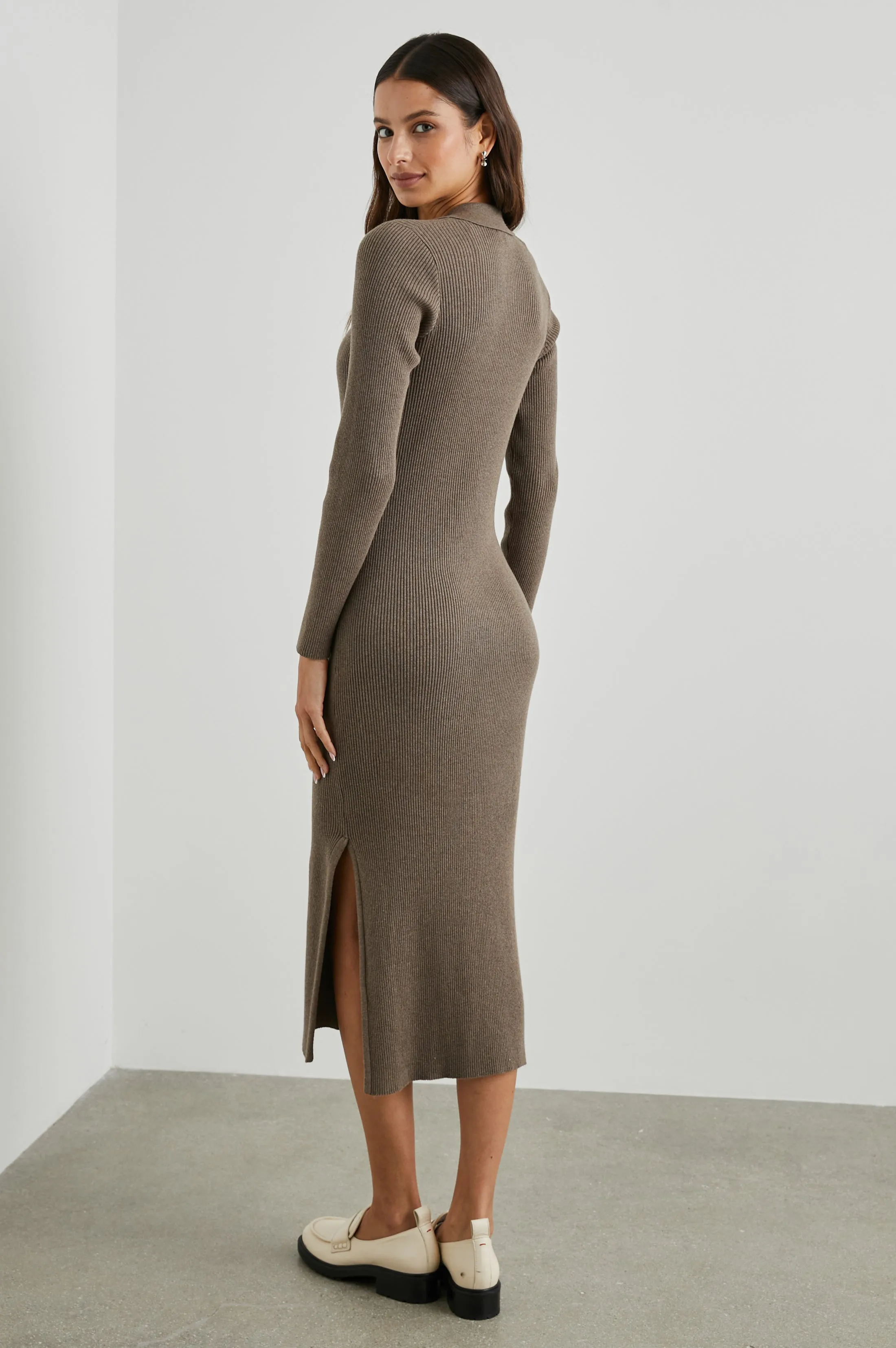 LUCIANA DRESS - LATTE Rails