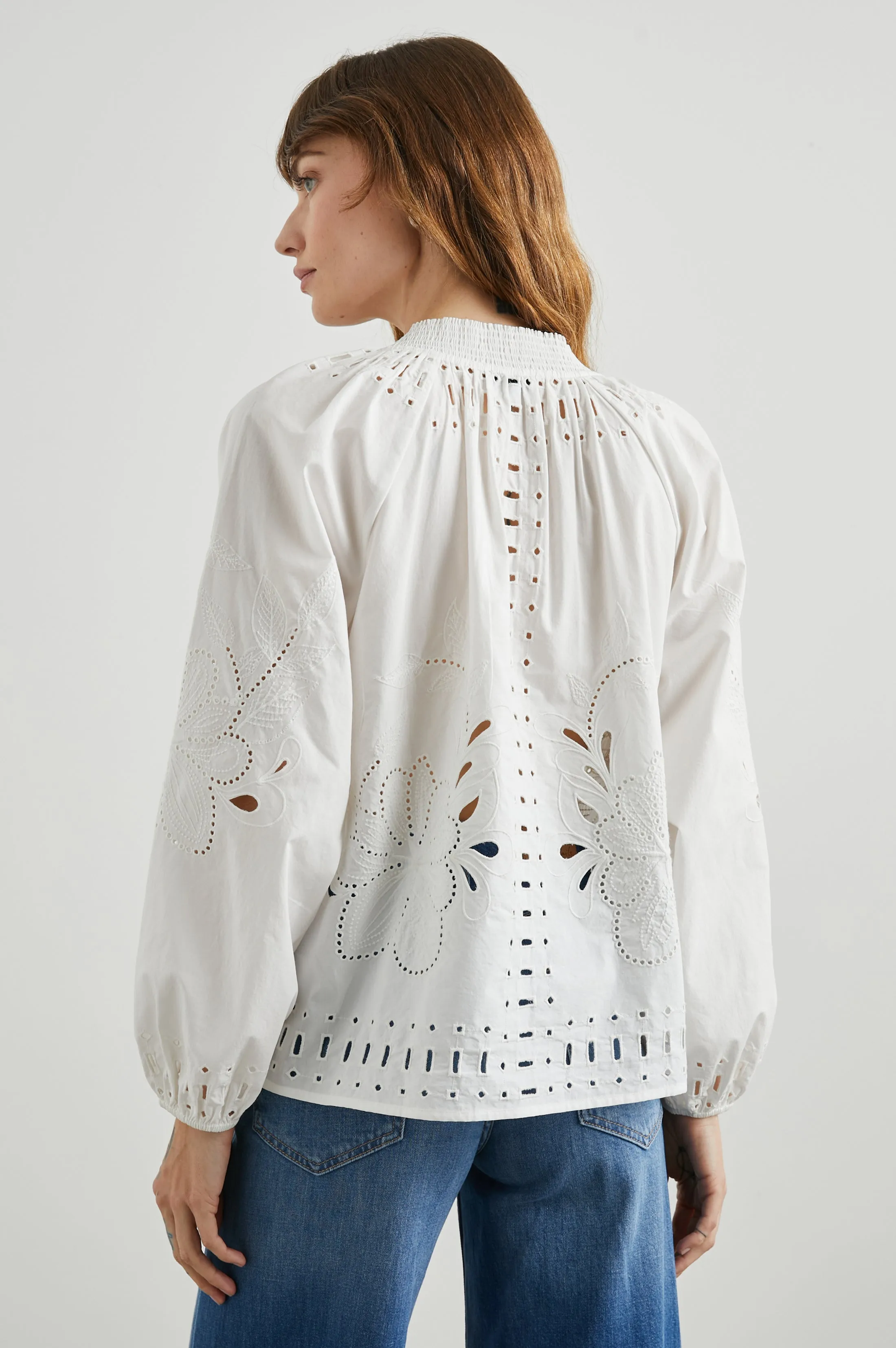 LUCINDA TOP - WHITE Rails