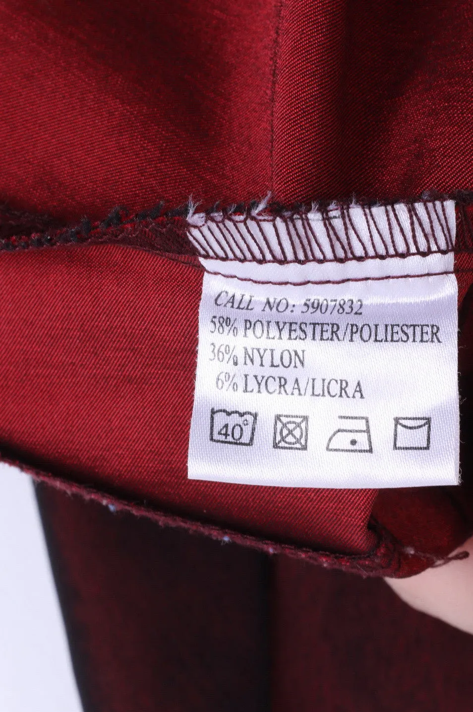 Madeleine Womens 40 L Blazer Jacket Shiny Red Hood Vintage