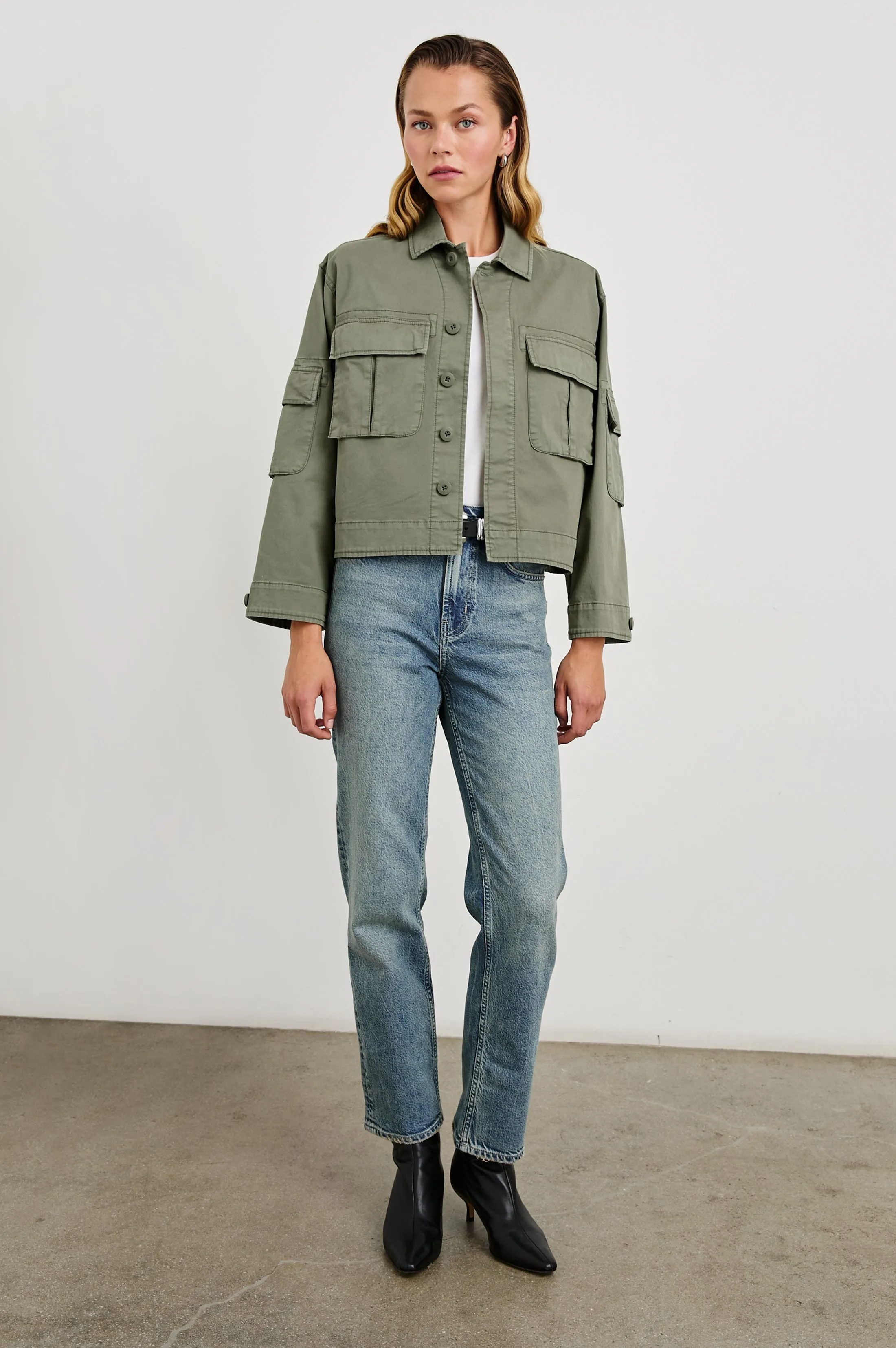 MADISON JACKET - DARK OLIVE Rails