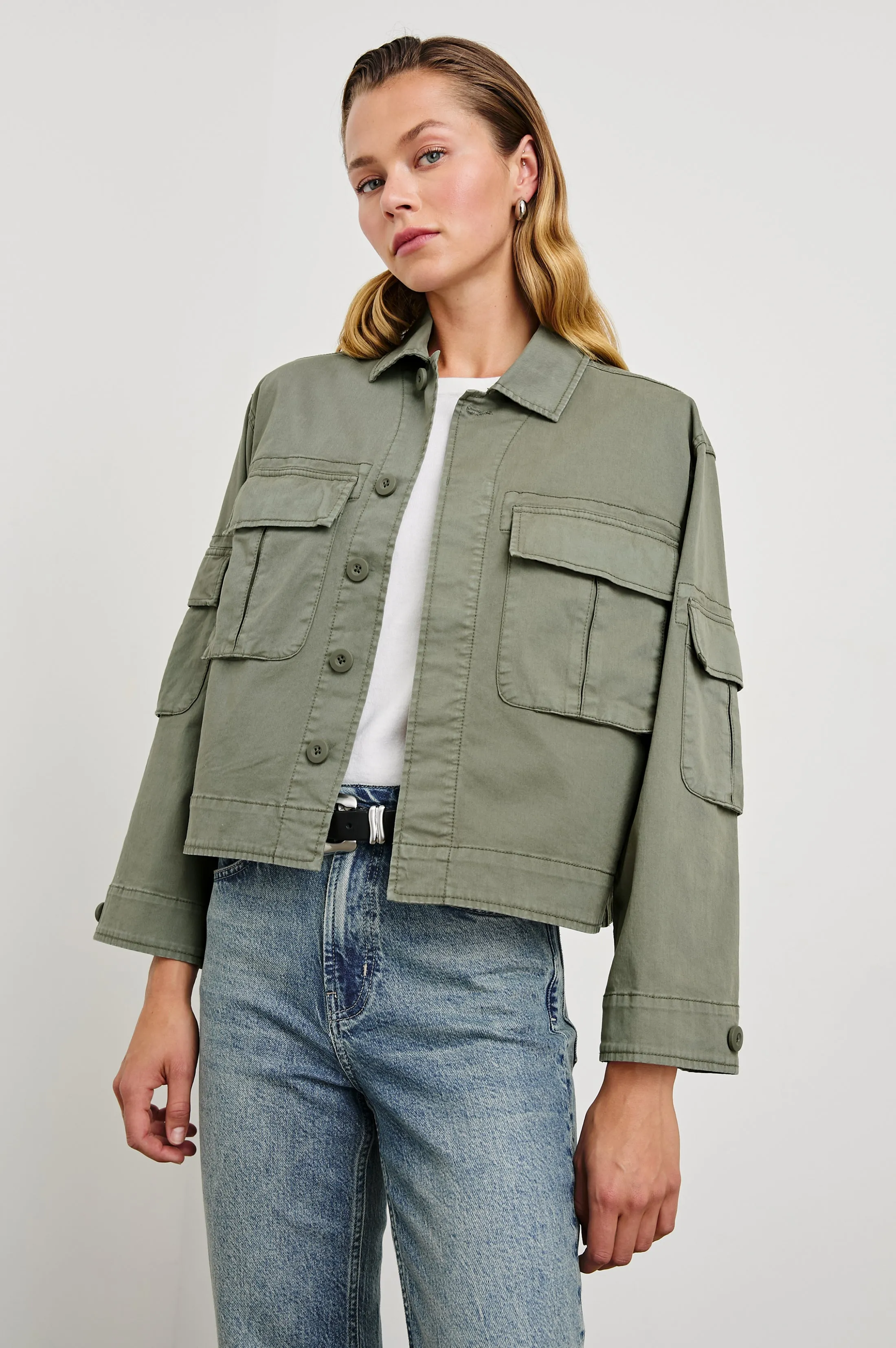 MADISON JACKET - DARK OLIVE Rails