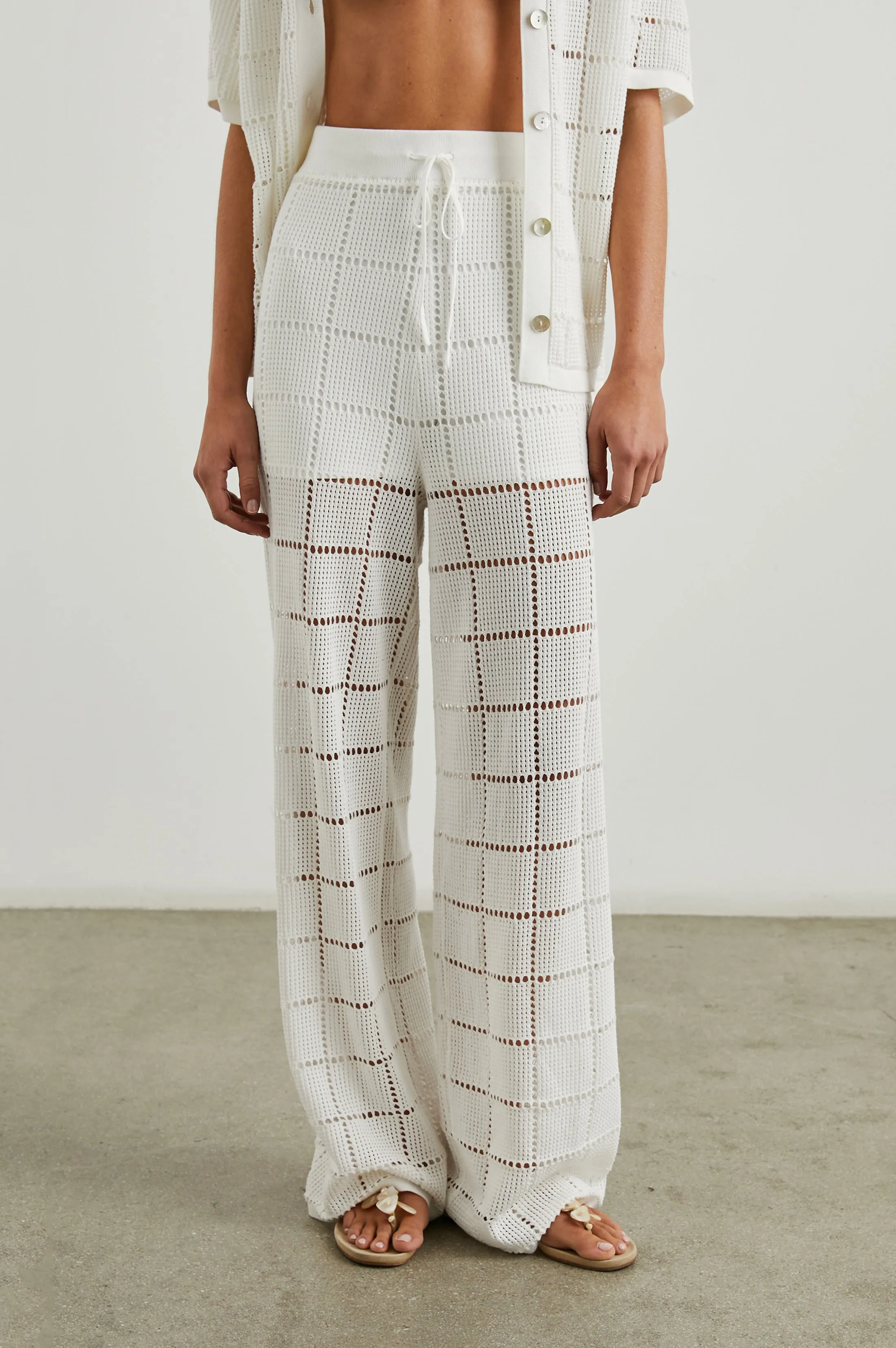 MAJA PANT - WHITE Rails