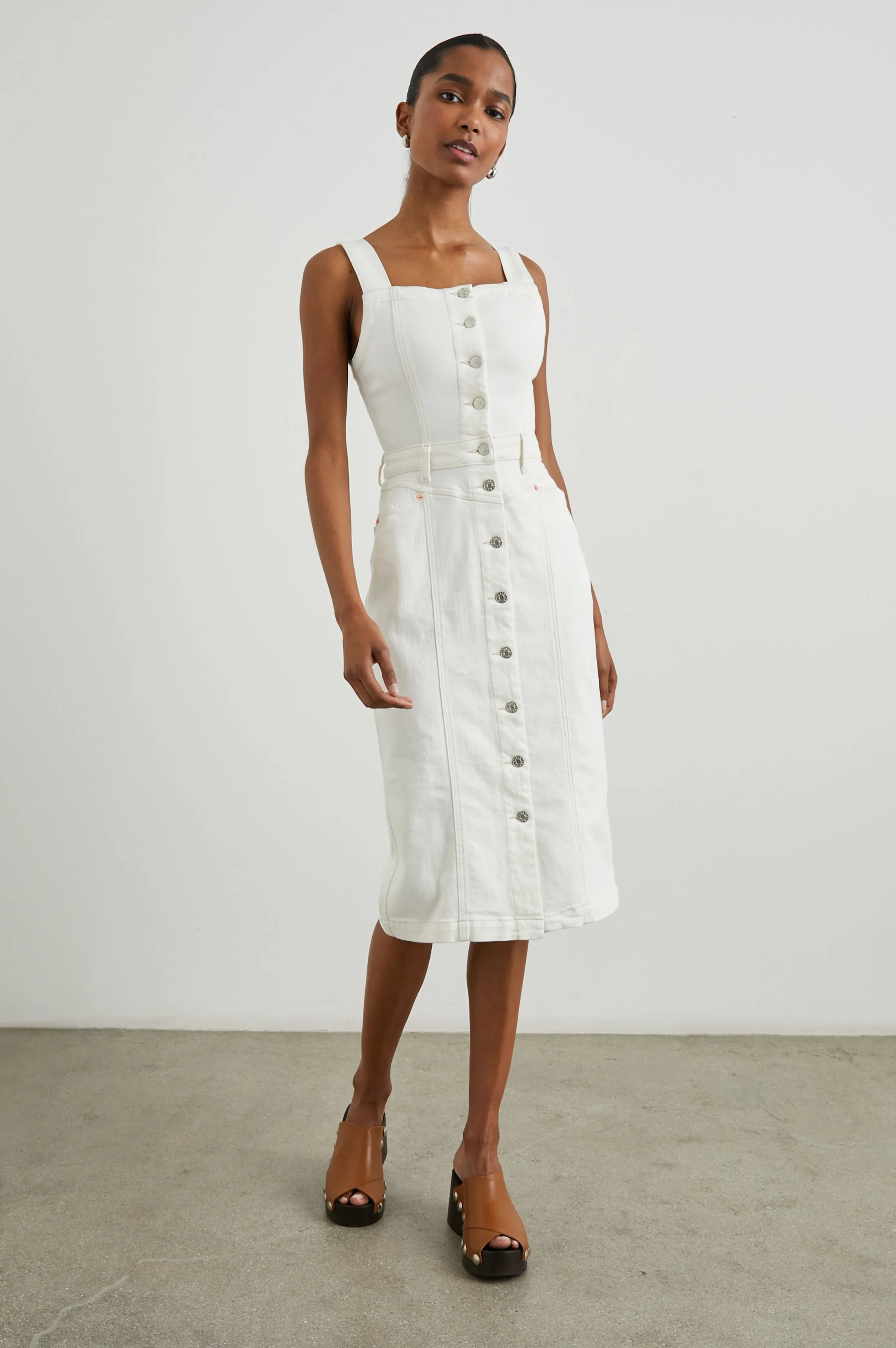MALIBU DRESS - VINTAGE ECRU Rails