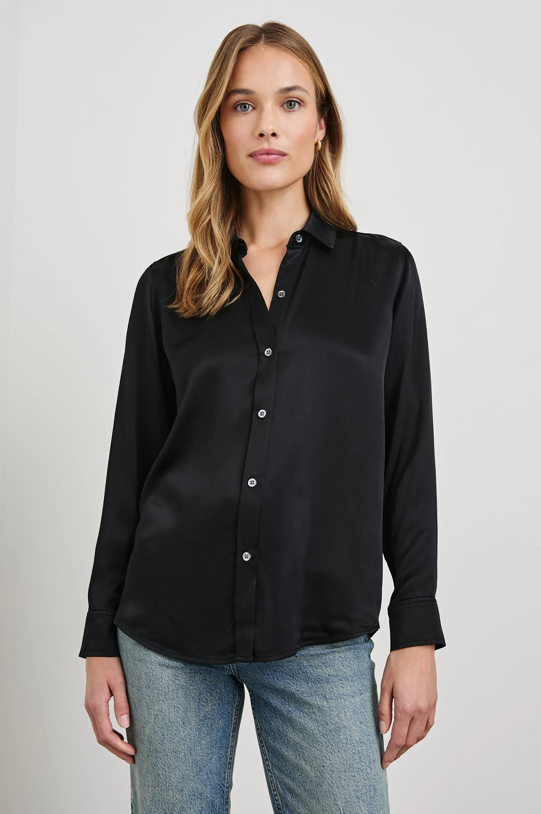 MARIA SHIRT - BLACK Rails