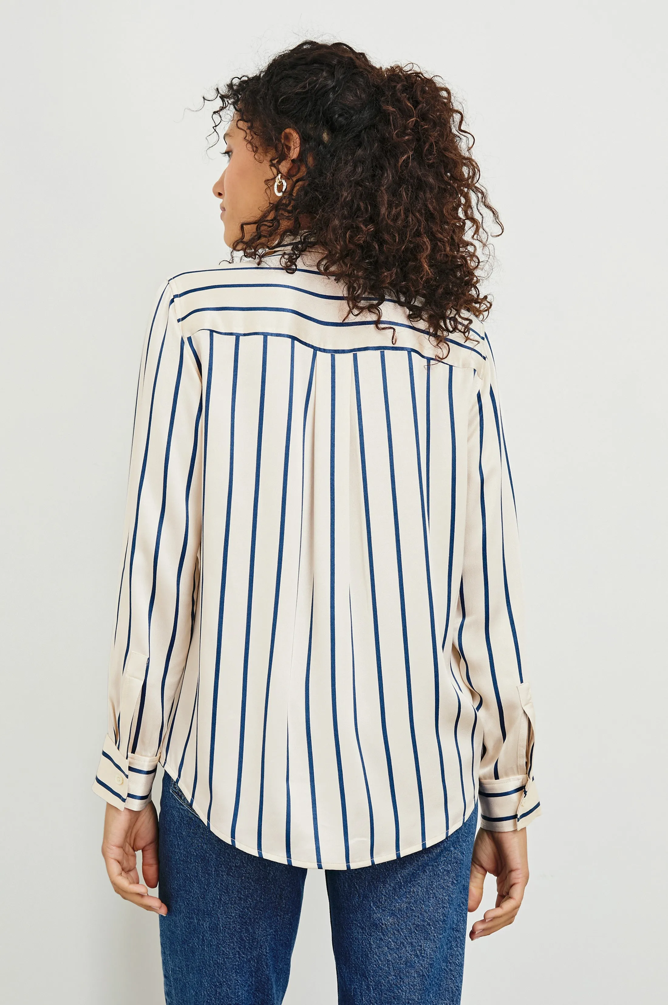 MARIA SHIRT - CERAMIC NAVY STRIPE Rails