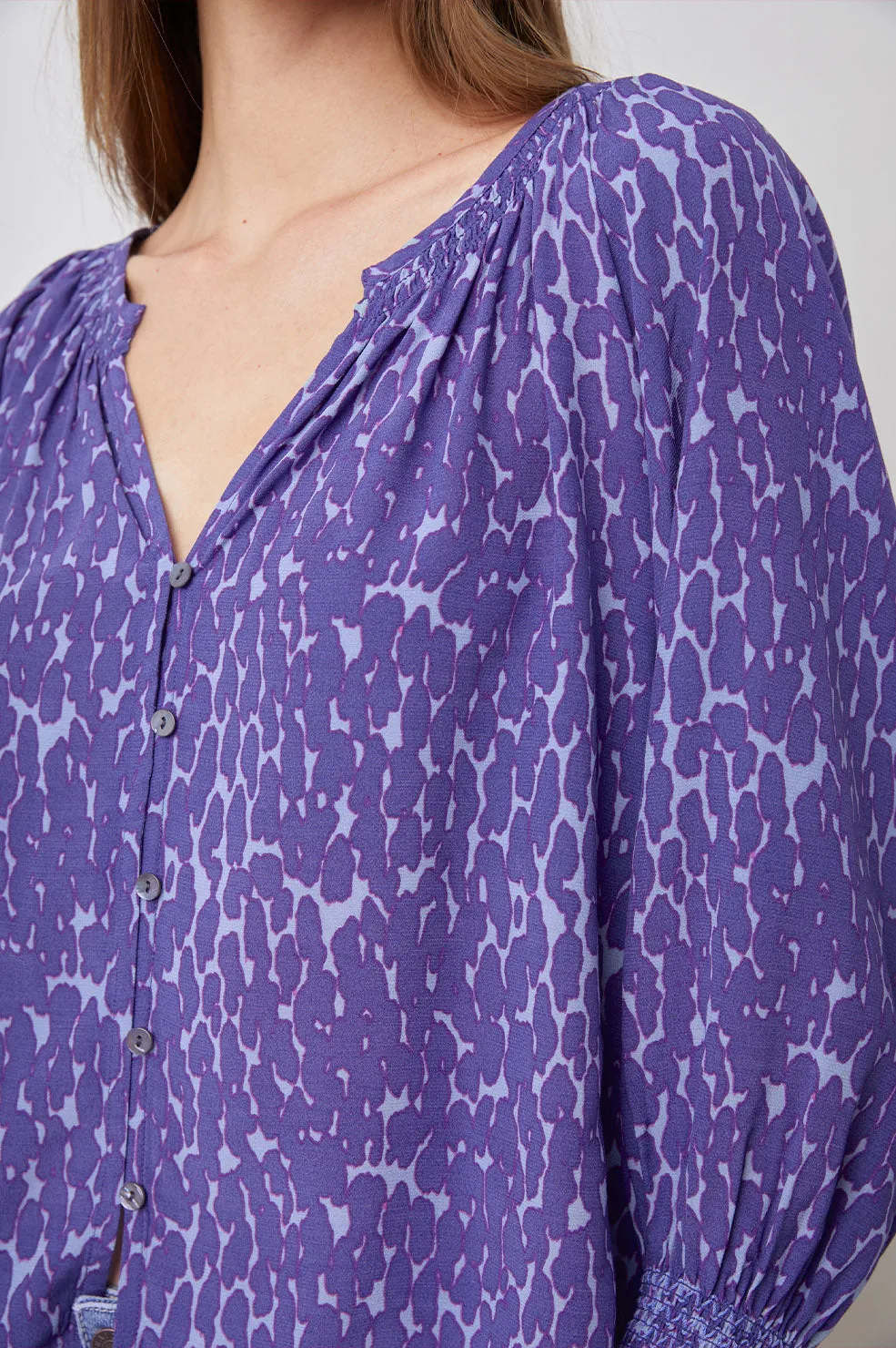 MARIAH TOP - STATIC LEOPARD Rails