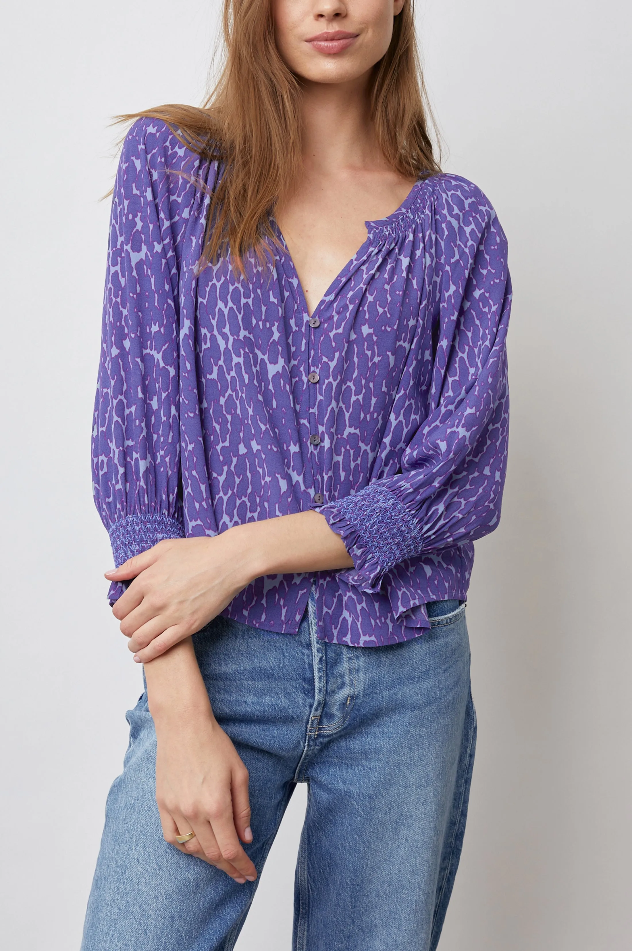 MARIAH TOP - STATIC LEOPARD Rails