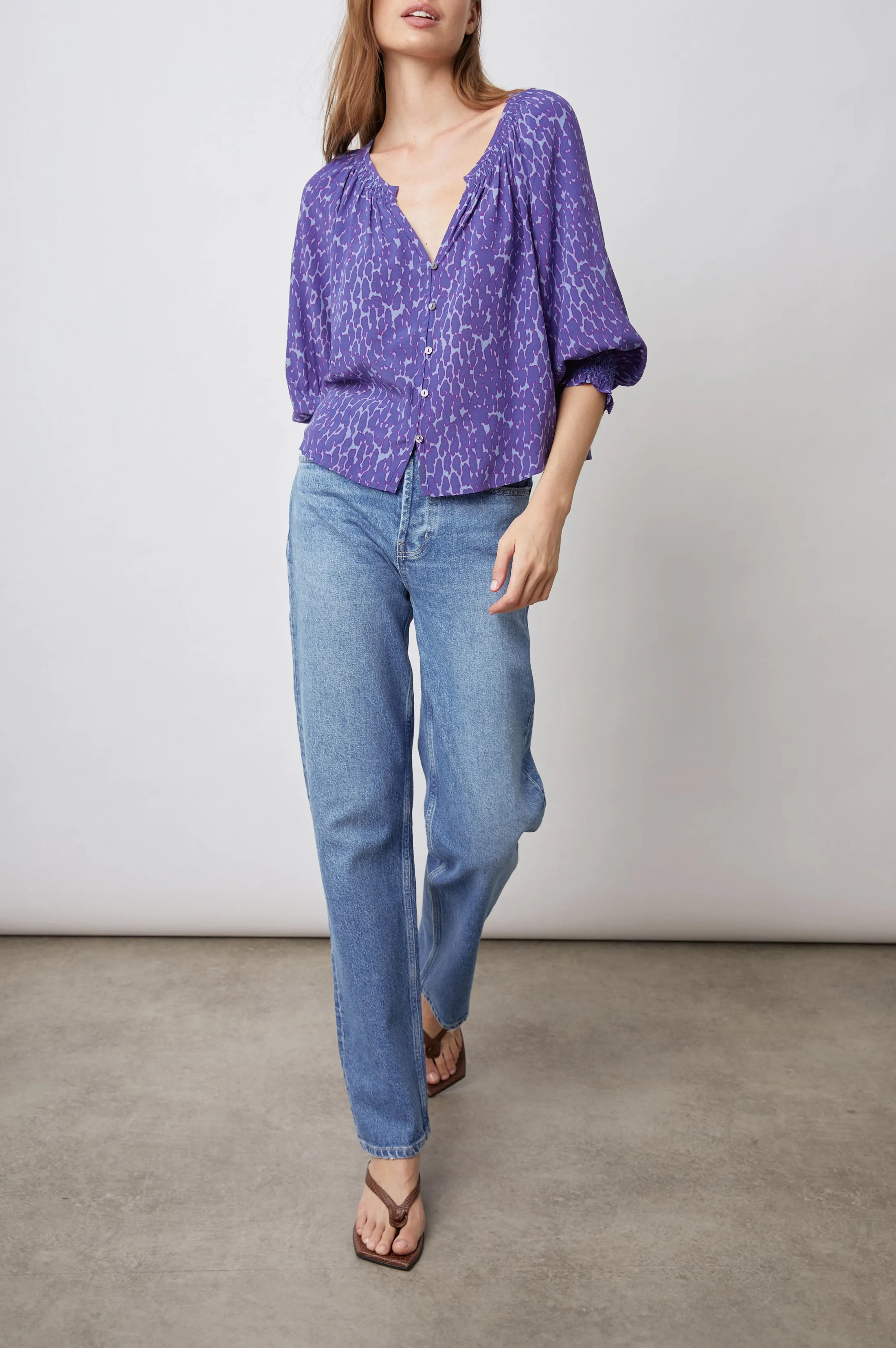 MARIAH TOP - STATIC LEOPARD Rails