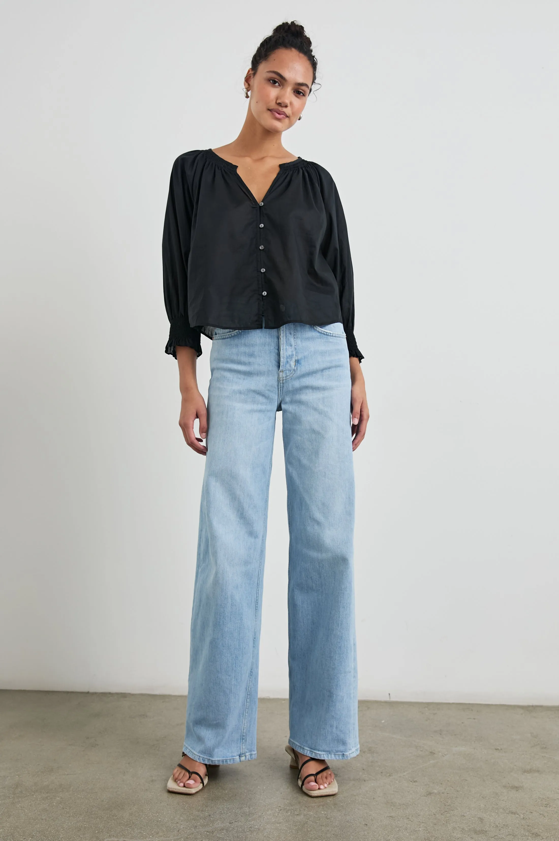 MARIAH TOP - TRUE BLACK Rails