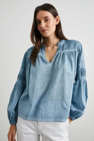 MARLI TOP - FADED BLUE Rails