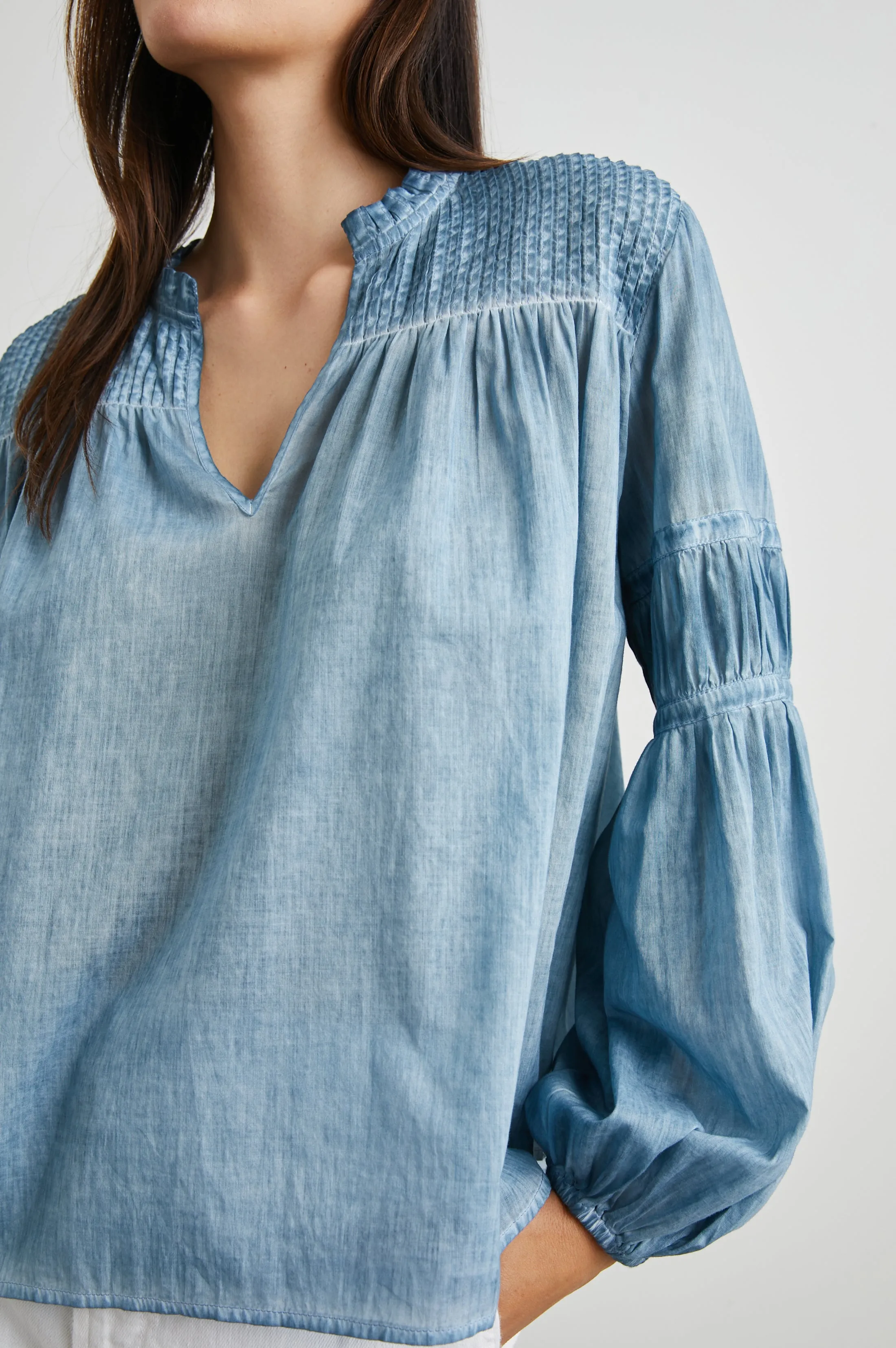 MARLI TOP - FADED BLUE Rails