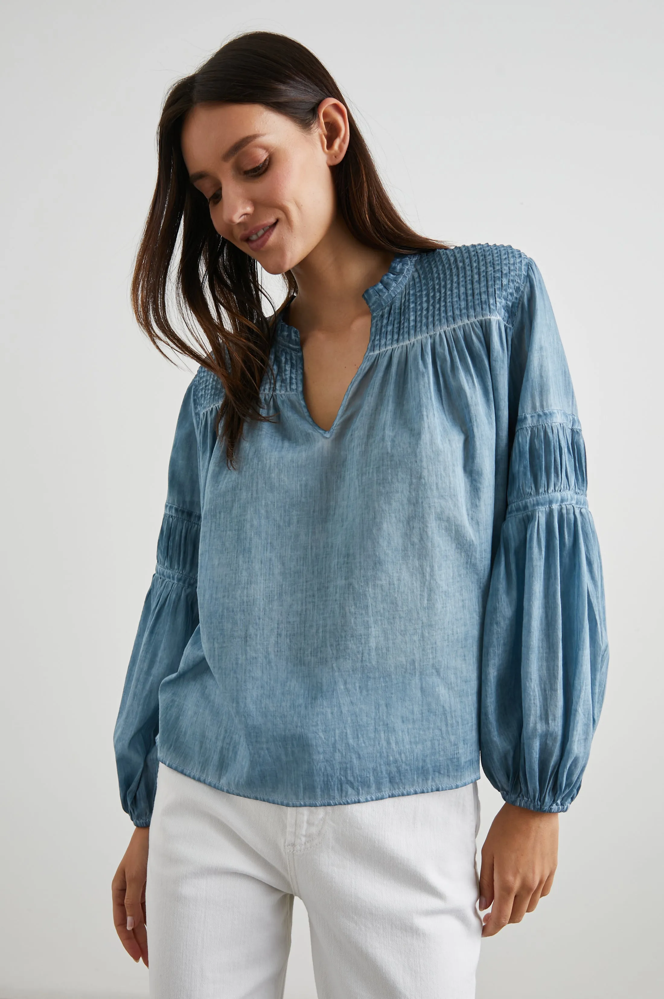 MARLI TOP - FADED BLUE Rails