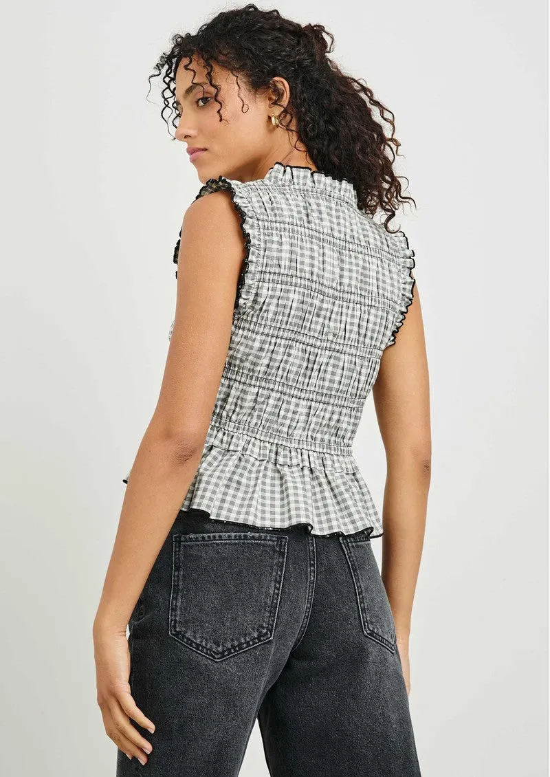 Martine Top ~ Ivory Jet