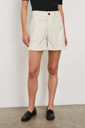 MARYAM SHORT - BIRCH PINSTRIPE Rails