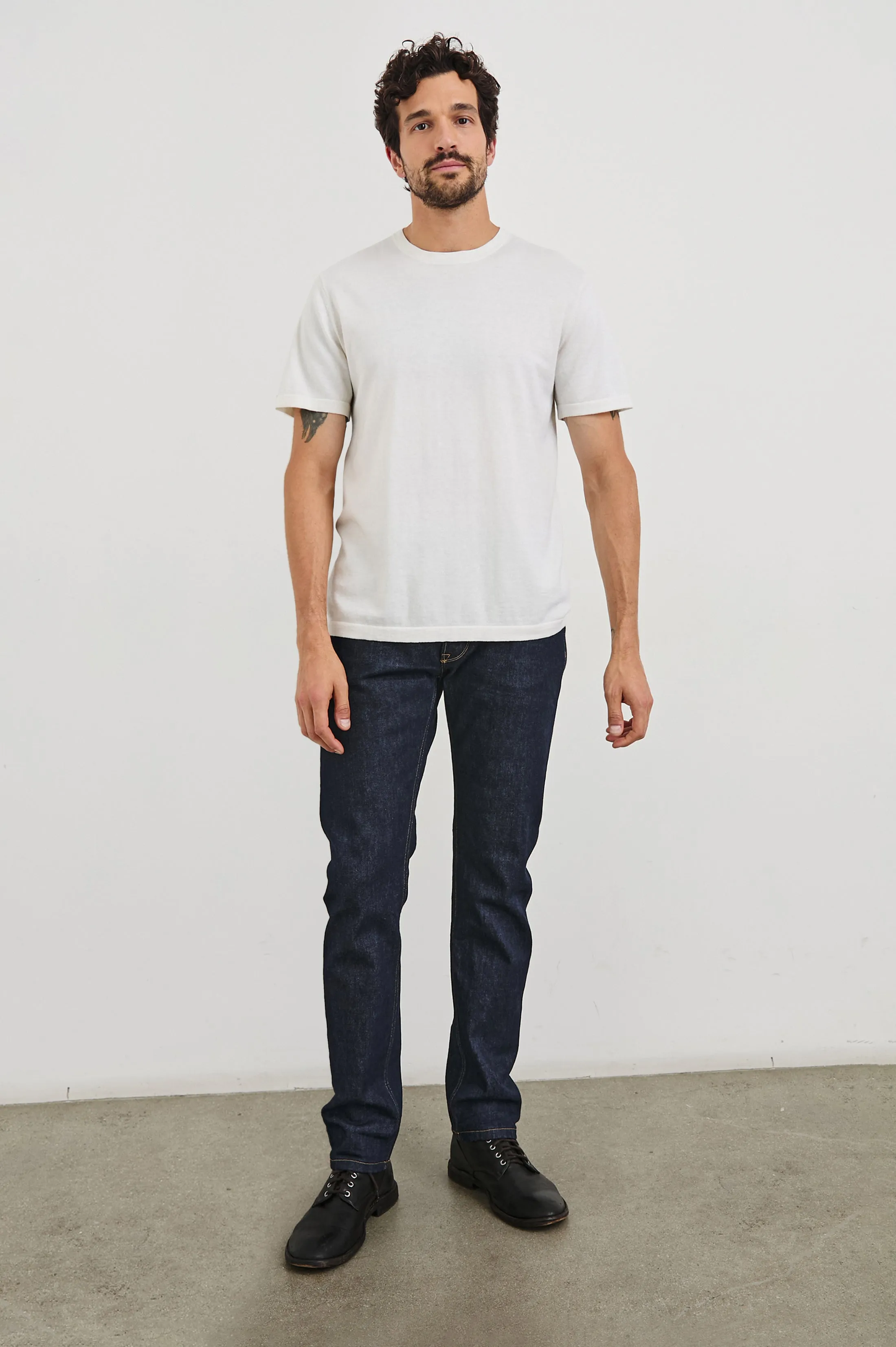 MASON COTTON CASHMERE T-SHIRT - CREAM Rails