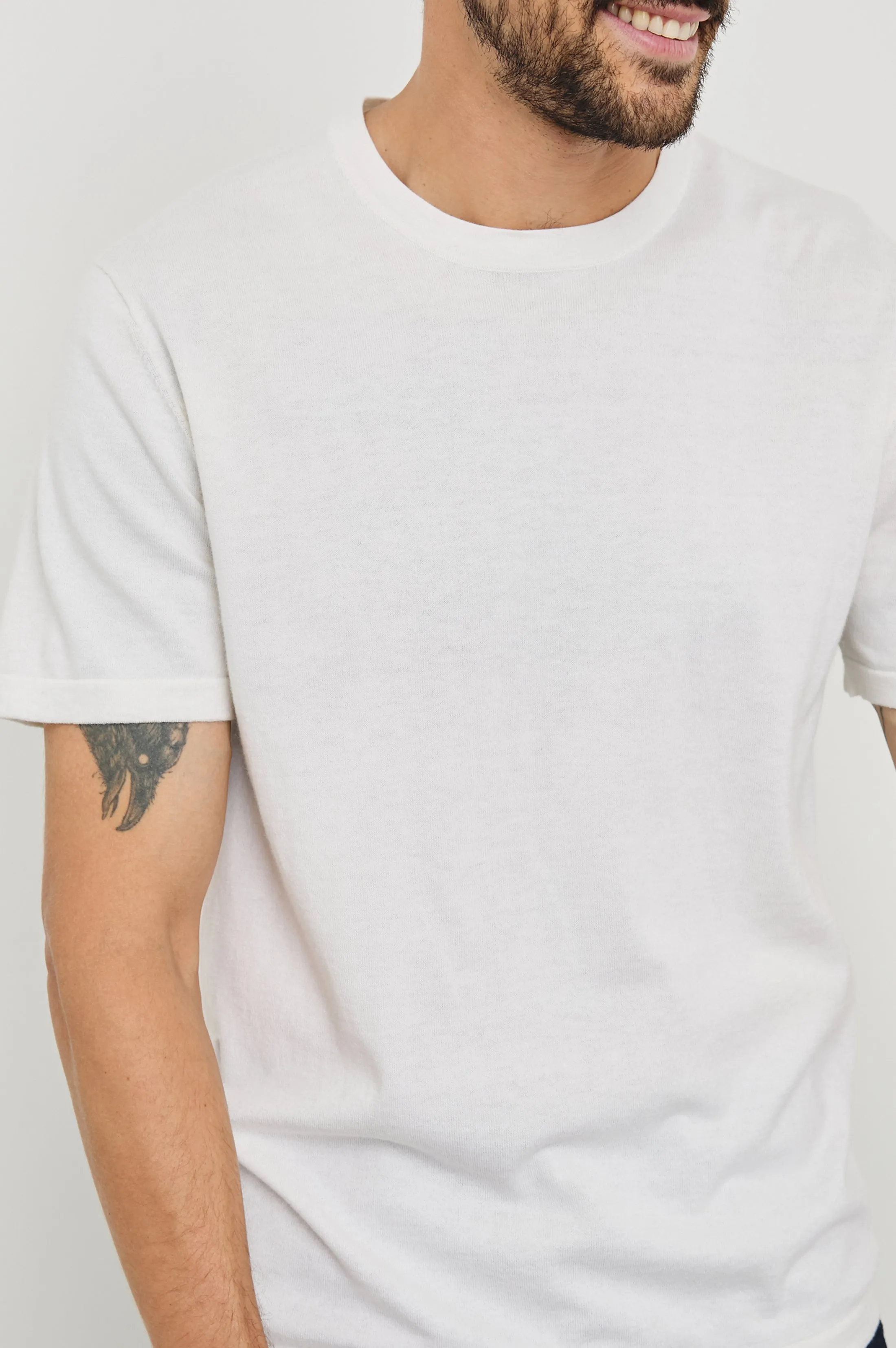 MASON COTTON CASHMERE T-SHIRT - CREAM Rails
