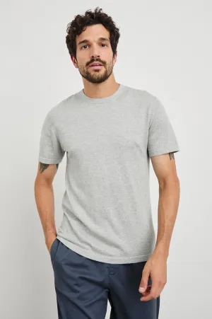 MASON COTTON CASHMERE T-SHIRT - HEATHER GREY Rails