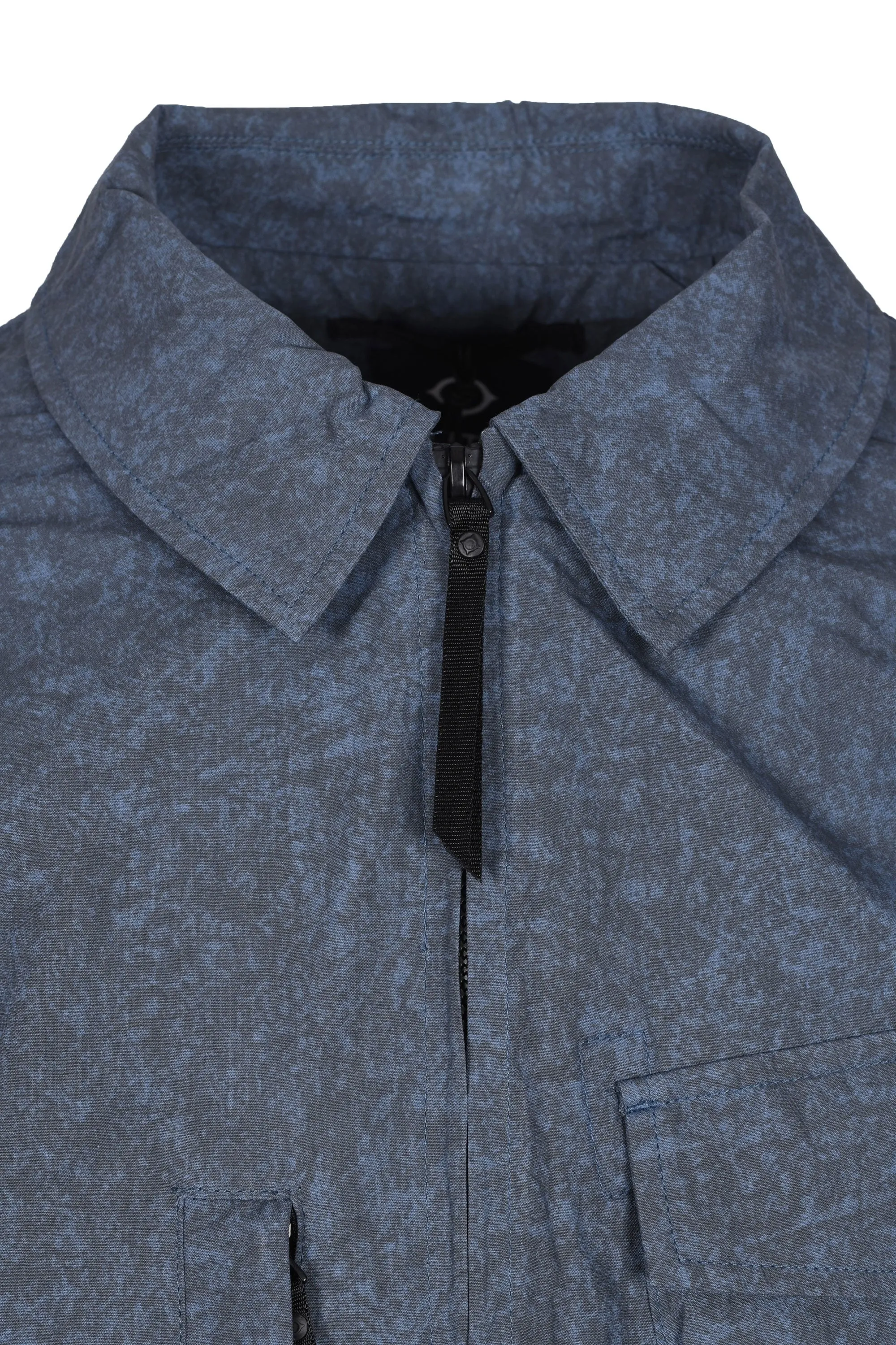 Ma.strum Tie Died Overshirt Ink Navy