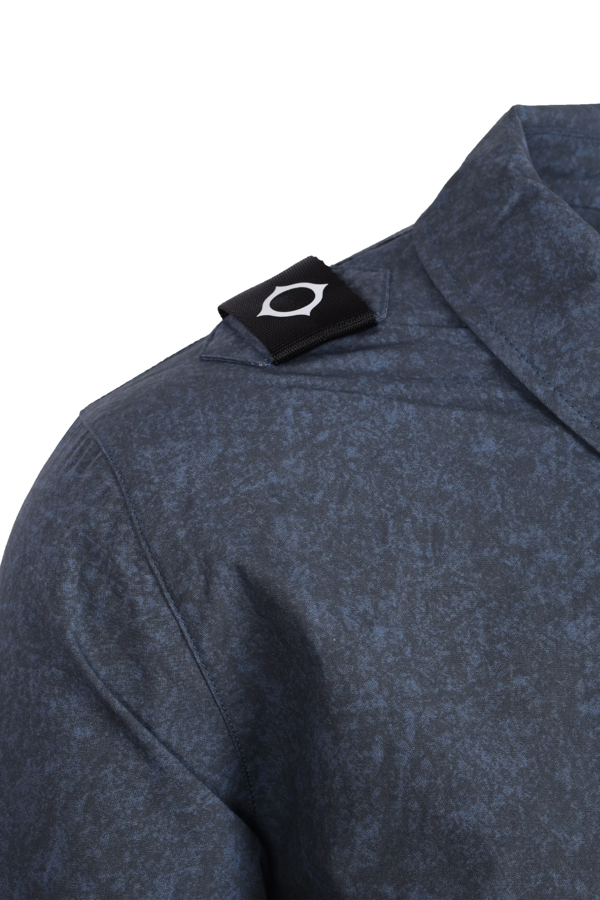 Ma.strum Tie Died Overshirt Ink Navy