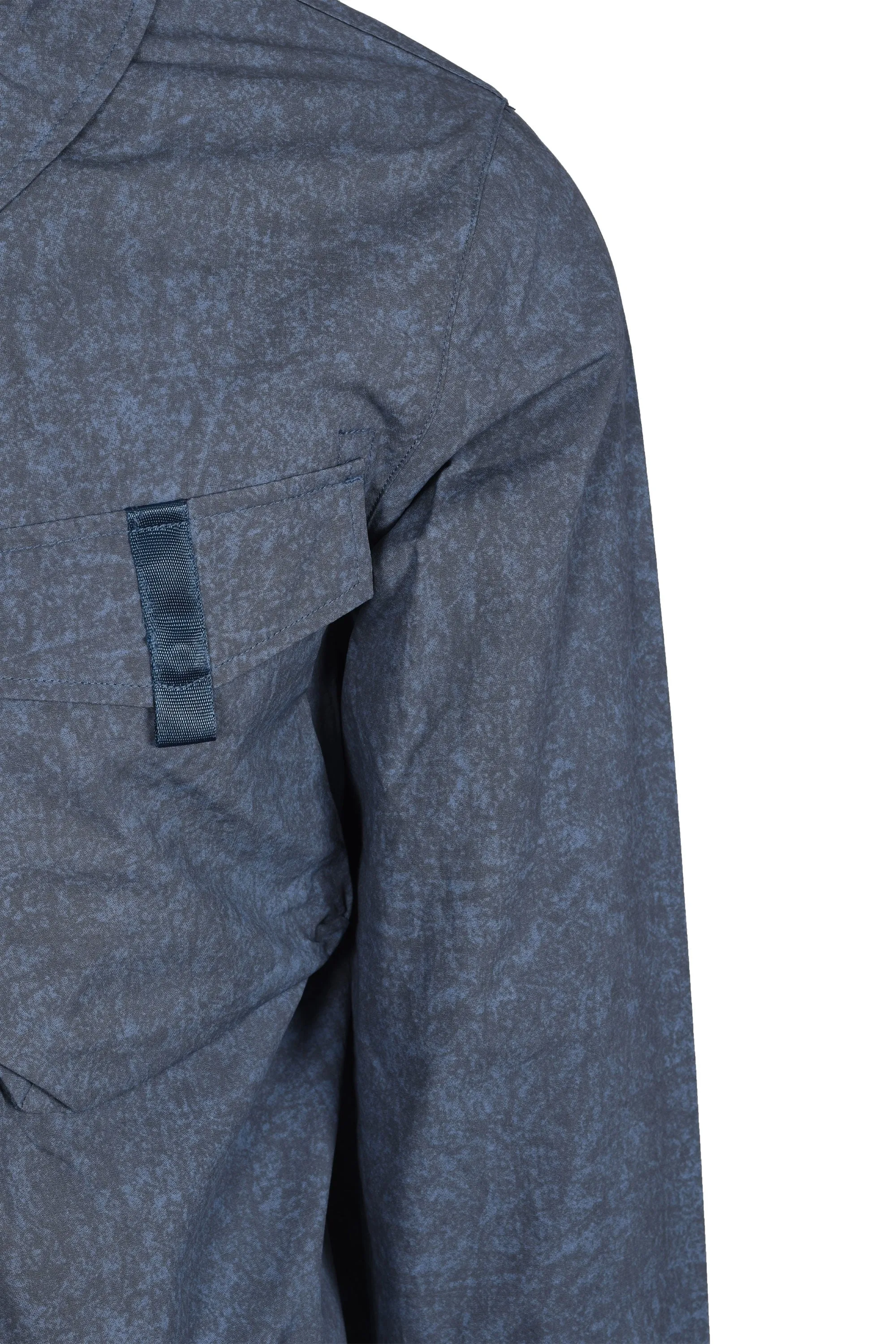 Ma.strum Tie Died Overshirt Ink Navy