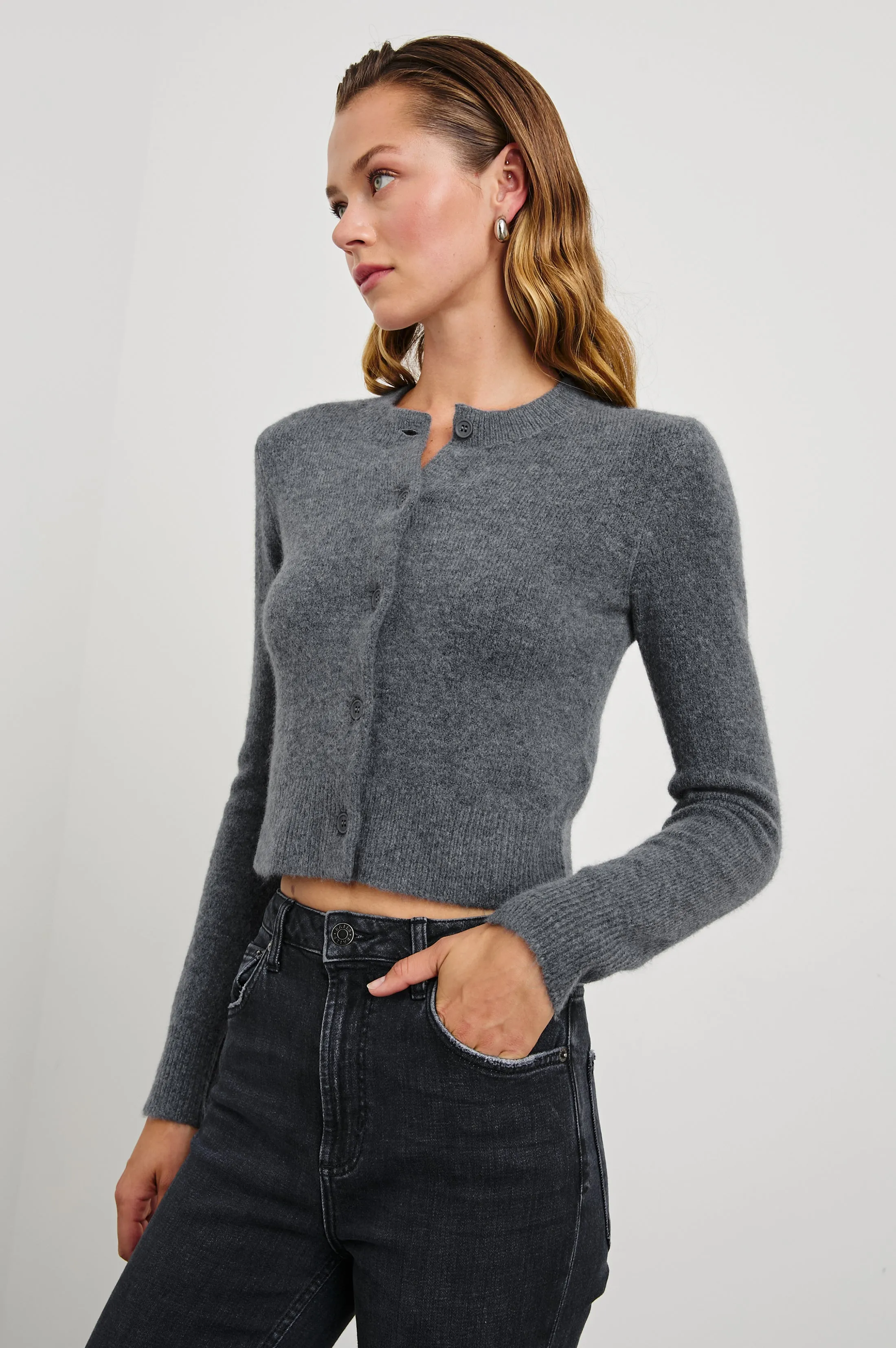 MATILDA SWEATER - CHARCOAL Rails