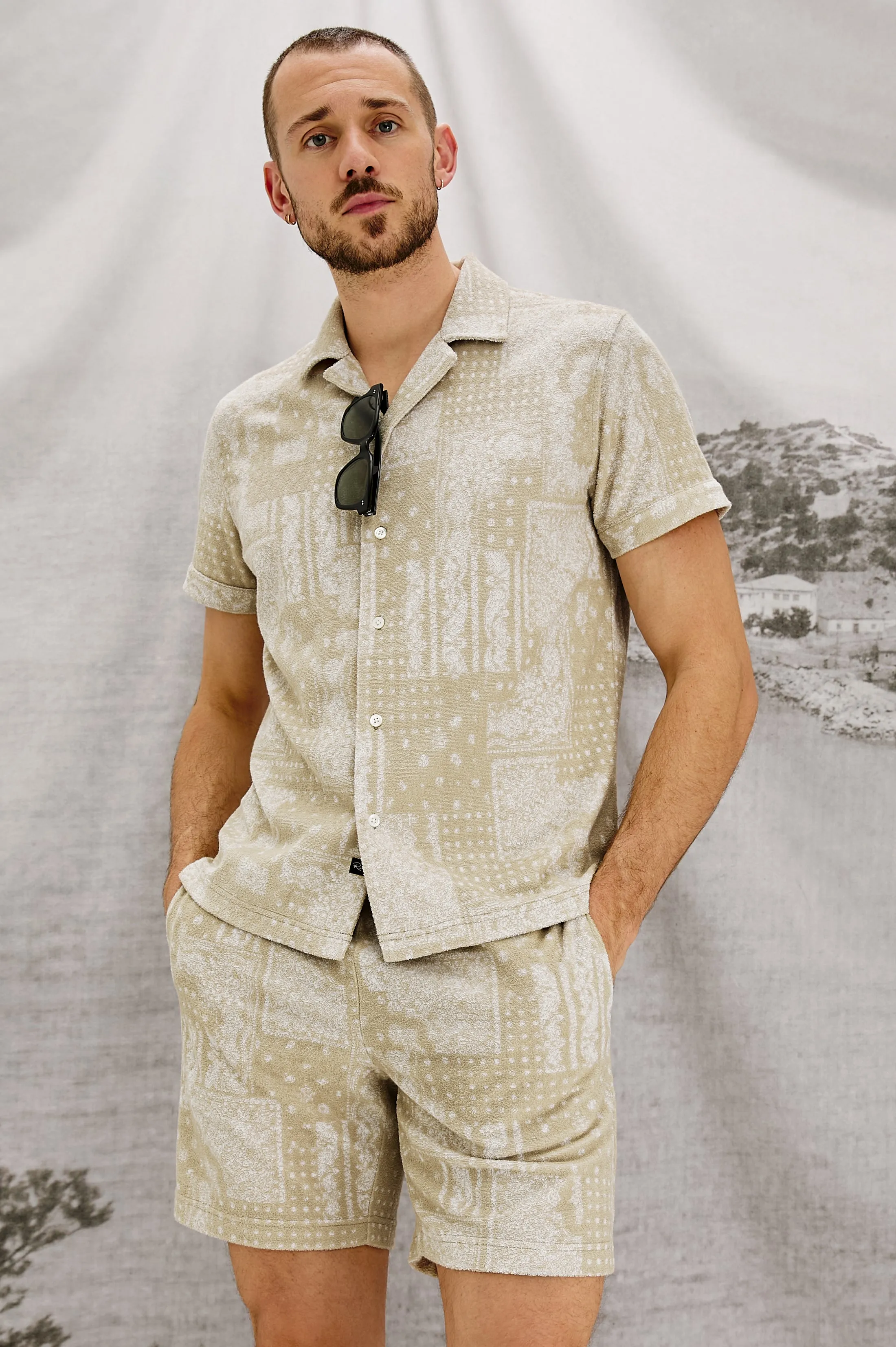 MAVERICK SHIRT - BANDANA CRAFT PAPER Rails