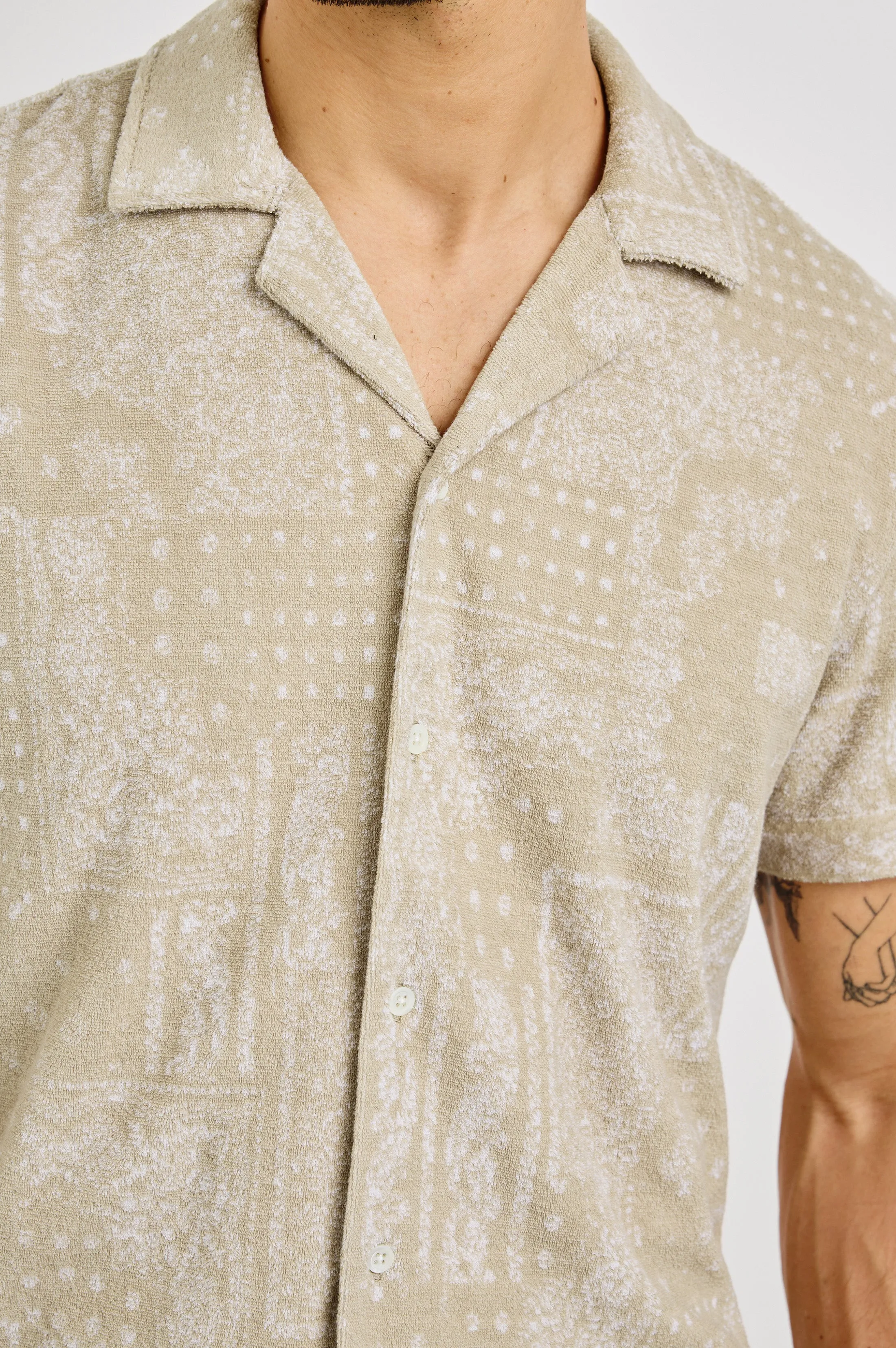 MAVERICK SHIRT - BANDANA CRAFT PAPER Rails
