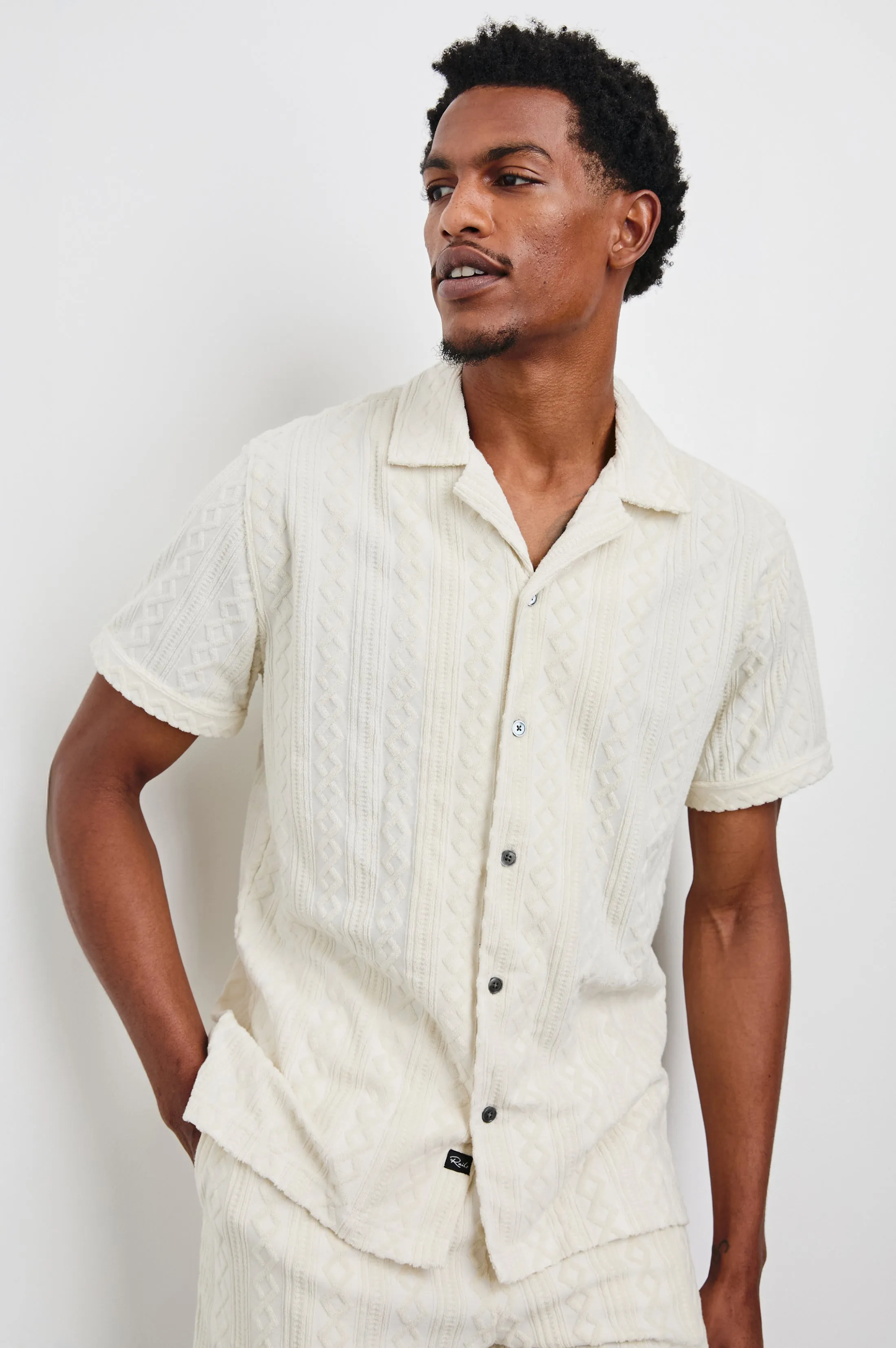 MAVERICK SHIRT - ECRU Rails
