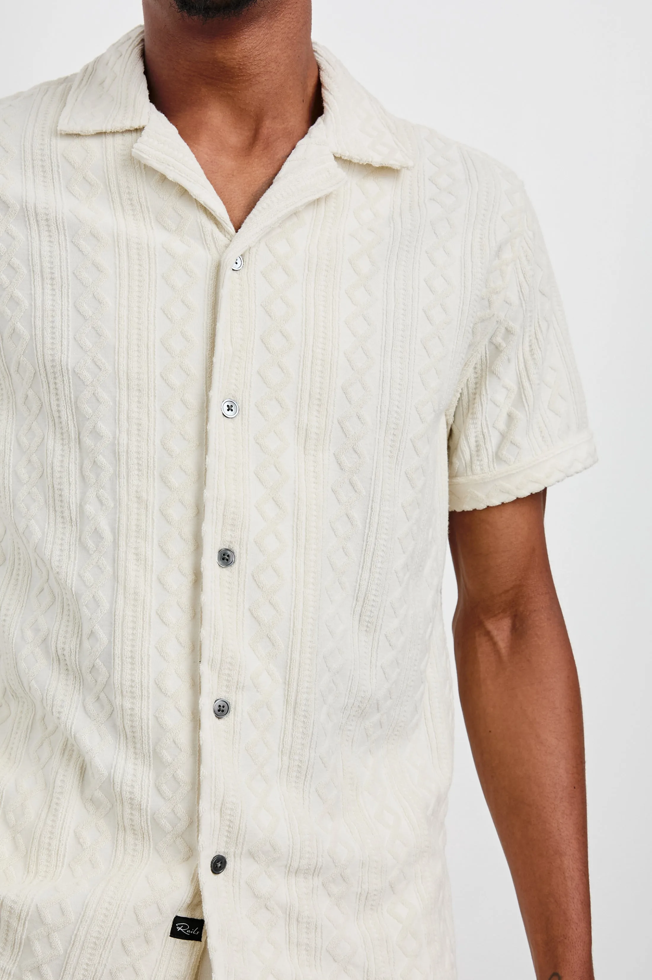 MAVERICK SHIRT - ECRU Rails
