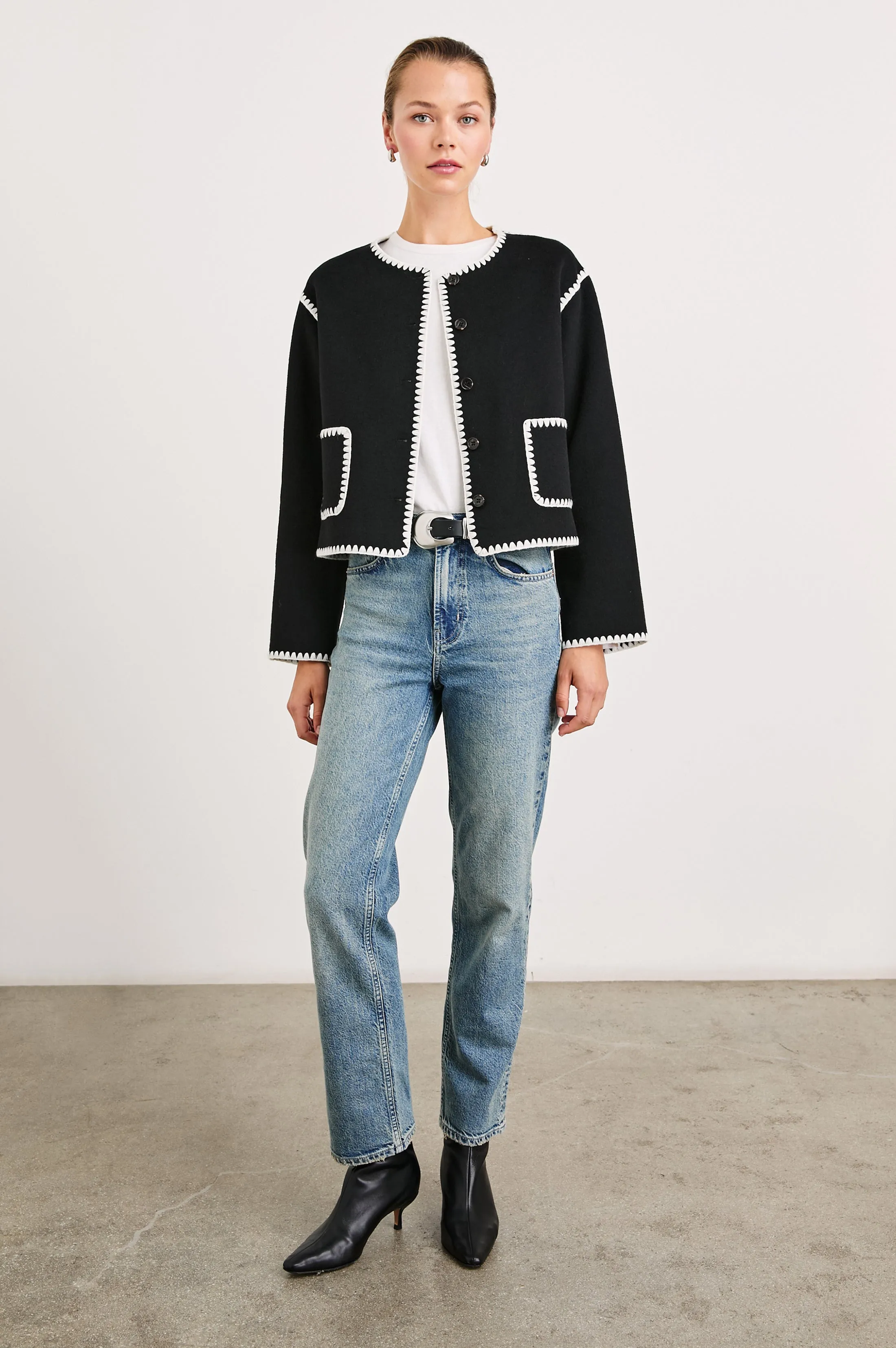 MELANIE JACKET - BLACK Rails
